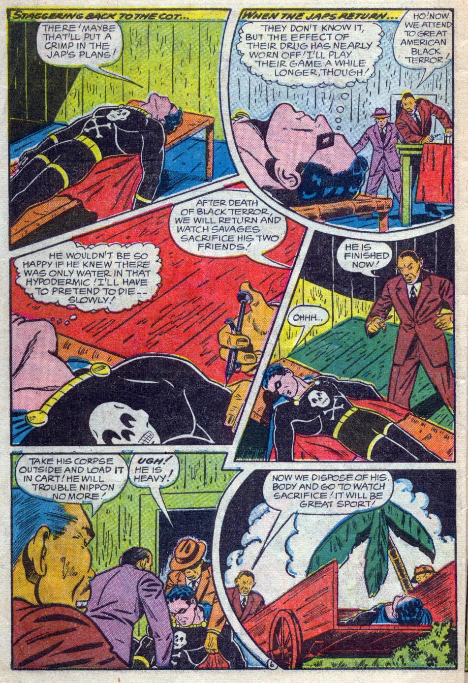 Black Terror, page 30. Black Terror. Public domain in the United States. Intended scans: Digital Comic Museum and Comic Book Plus. https://digitalcomicmuseum.com/