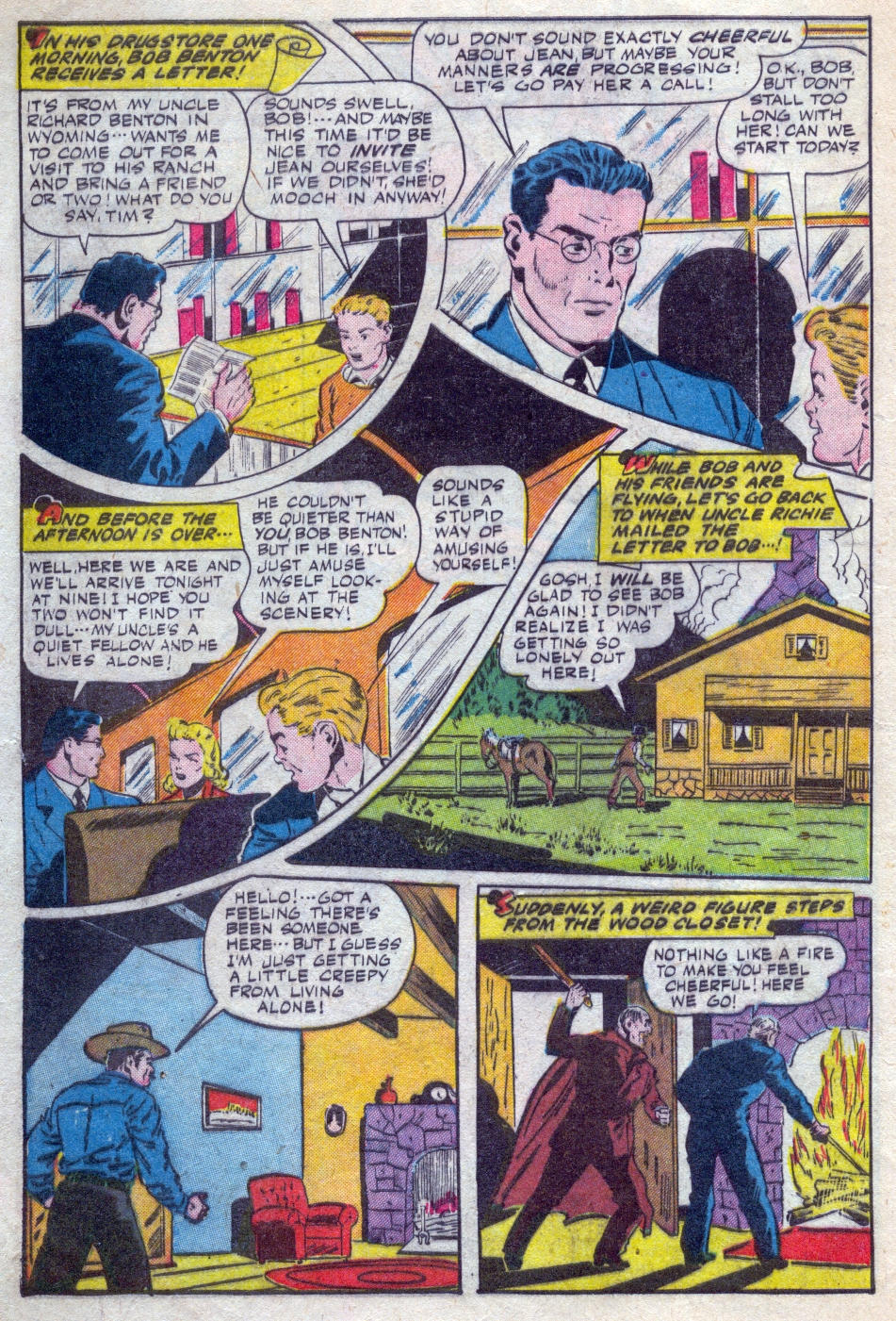 Black Terror, page 4. Black Terror. Public domain in the United States. Intended scans: Digital Comic Museum and Comic Book Plus. https://digitalcomicmuseum.com/