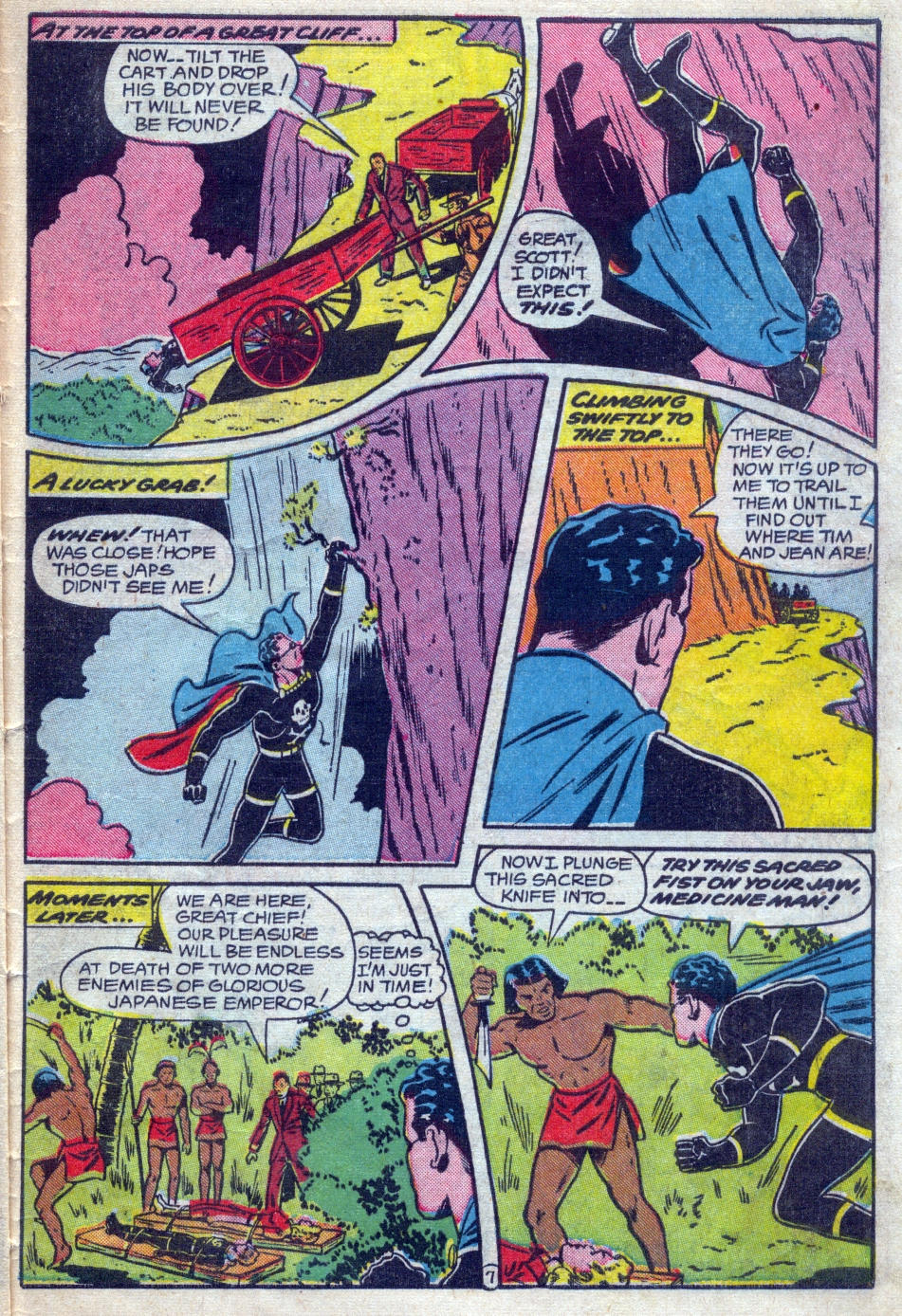 Black Terror, page 31. Black Terror. Public domain in the United States. Intended scans: Digital Comic Museum and Comic Book Plus. https://digitalcomicmuseum.com/