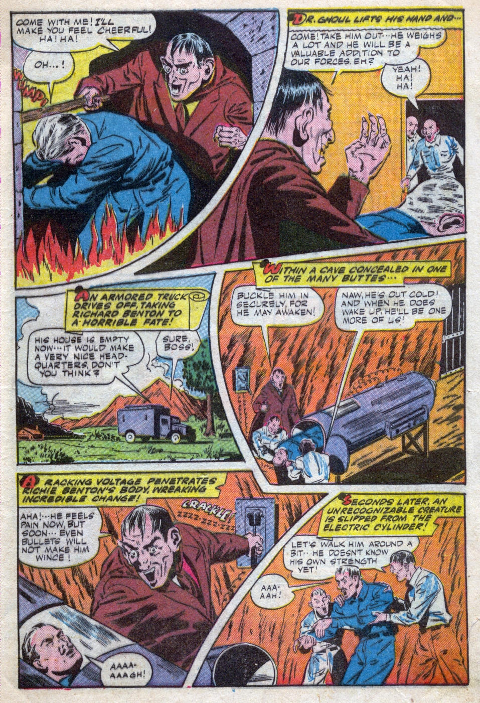 Black Terror, page 5. Black Terror. Public domain in the United States. Intended scans: Digital Comic Museum and Comic Book Plus. https://digitalcomicmuseum.com/