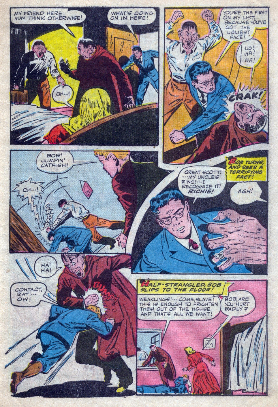 Black Terror, page 7. Black Terror. Public domain in the United States. Intended scans: Digital Comic Museum and Comic Book Plus. https://digitalcomicmuseum.com/