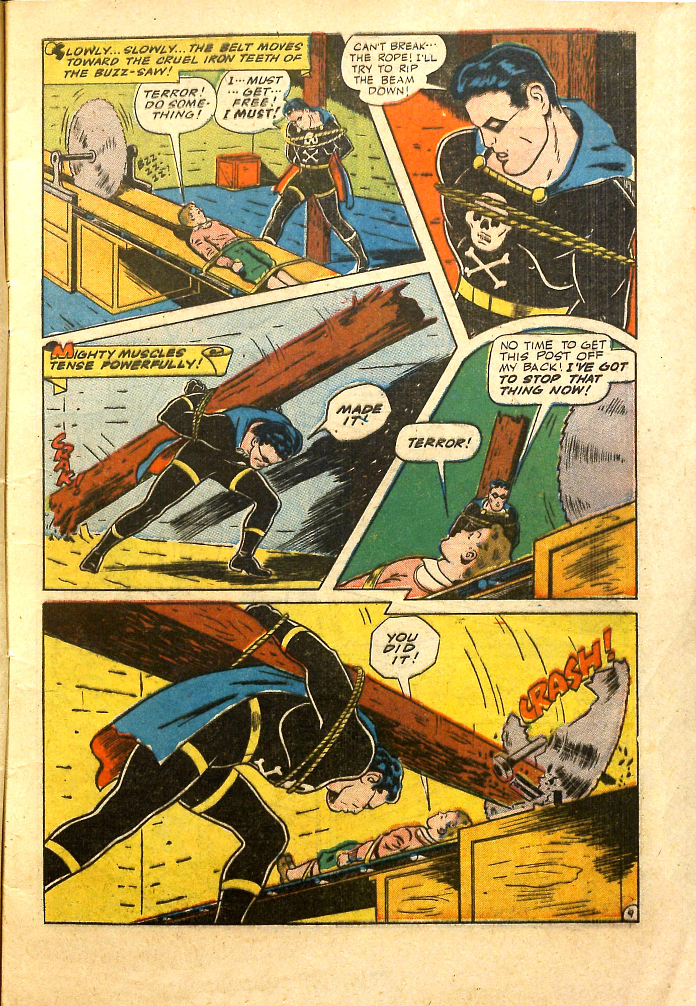Black Terror, page 12. Black Terror. Public domain in the United States. Intended scans: Digital Comic Museum and Comic Book Plus. https://digitalcomicmuseum.com/