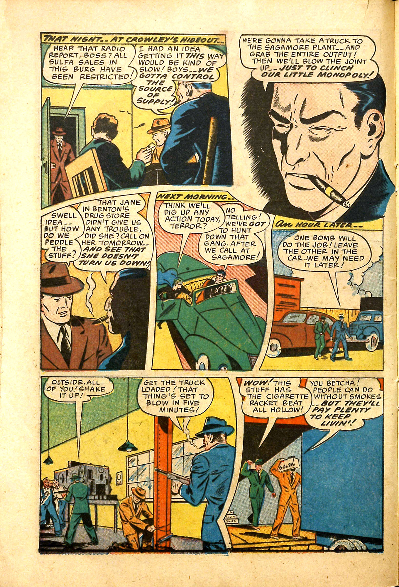 Black Terror, page 21. Black Terror. Public domain in the United States. Intended scans: Digital Comic Museum and Comic Book Plus. https://digitalcomicmuseum.com/