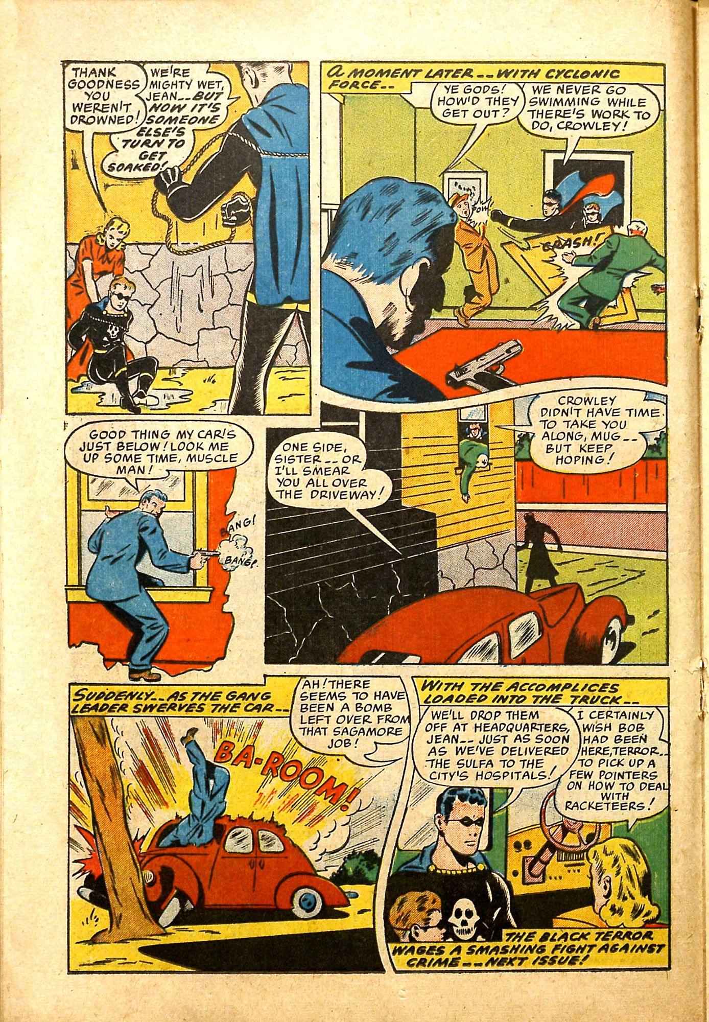Black Terror, page 25. Black Terror. Public domain in the United States. Intended scans: Digital Comic Museum and Comic Book Plus. https://digitalcomicmuseum.com/