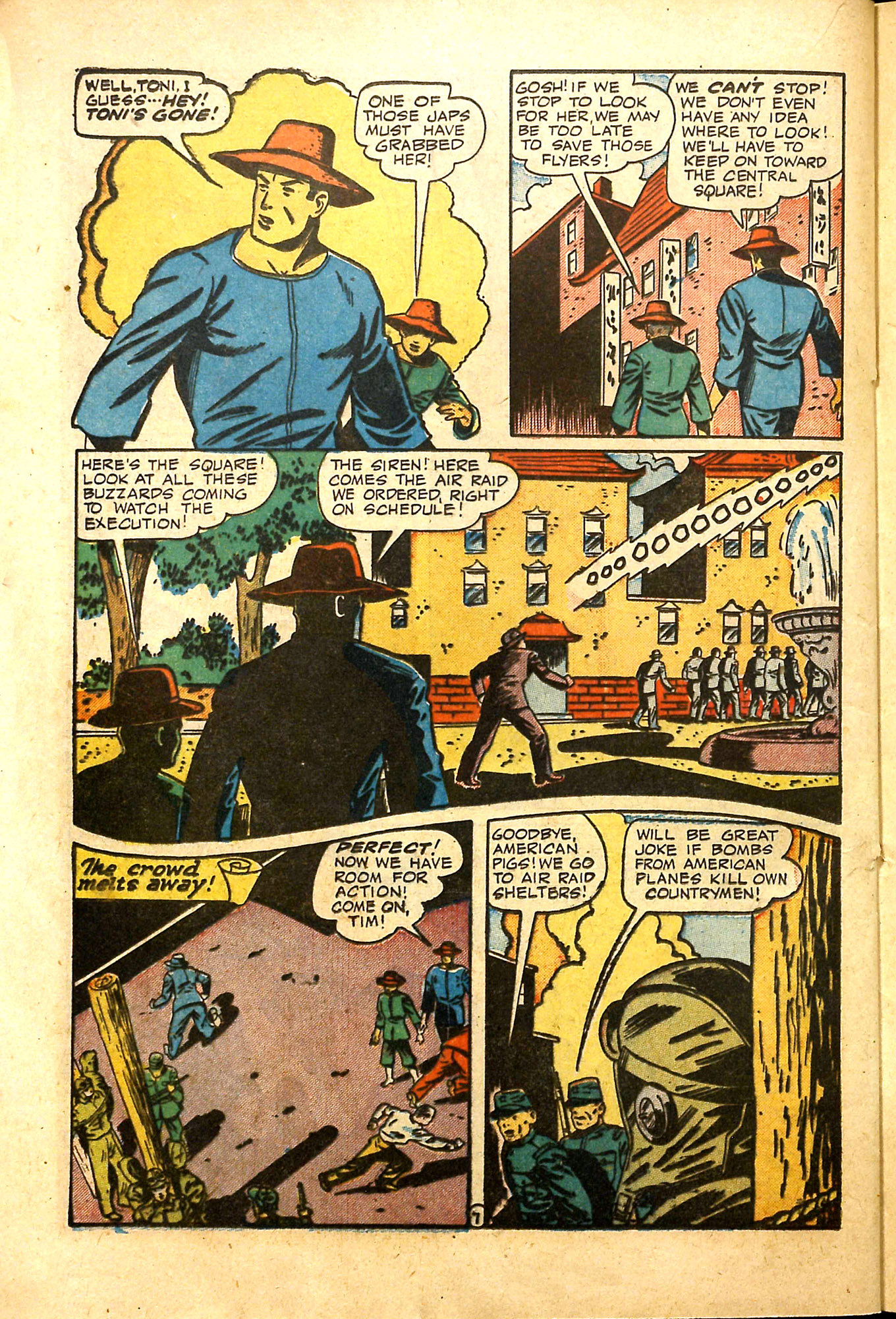 Black Terror, page 33. Black Terror. Public domain in the United States. Intended scans: Digital Comic Museum and Comic Book Plus. https://digitalcomicmuseum.com/