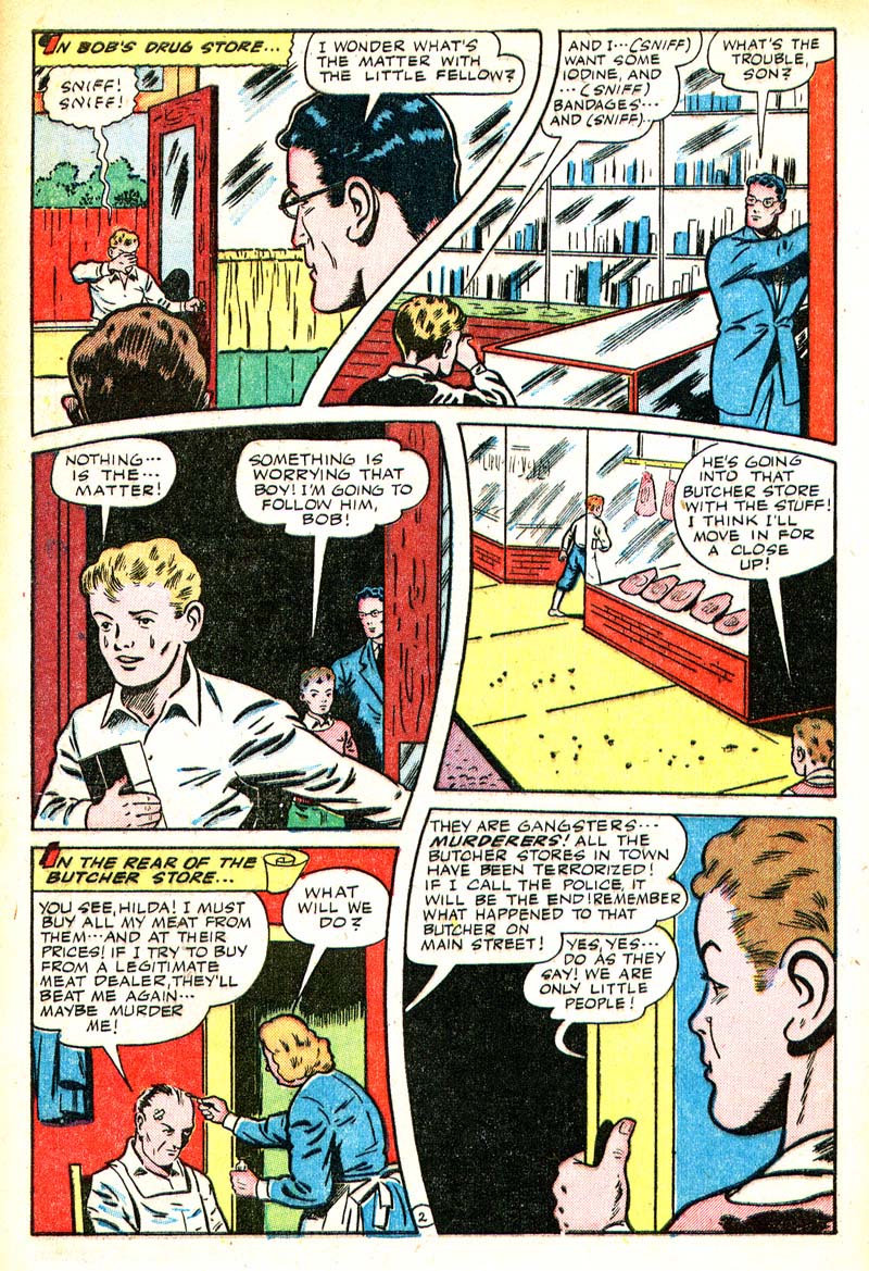 Black Terror, page 5. Black Terror. Public domain in the United States. Intended scans: Digital Comic Museum and Comic Book Plus. https://digitalcomicmuseum.com/