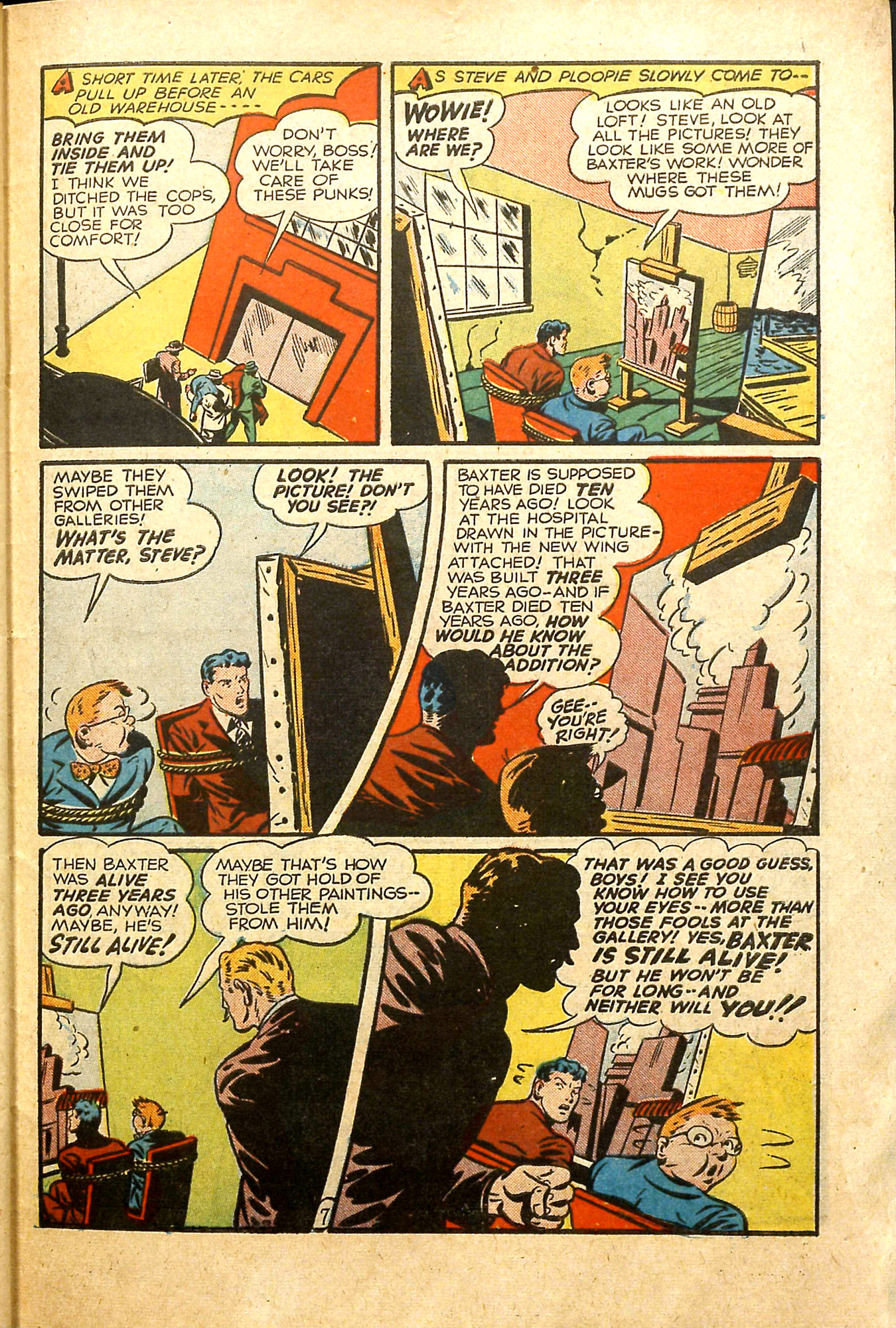 Black Terror, page 44. Black Terror. Public domain in the United States. Intended scans: Digital Comic Museum and Comic Book Plus. https://digitalcomicmuseum.com/