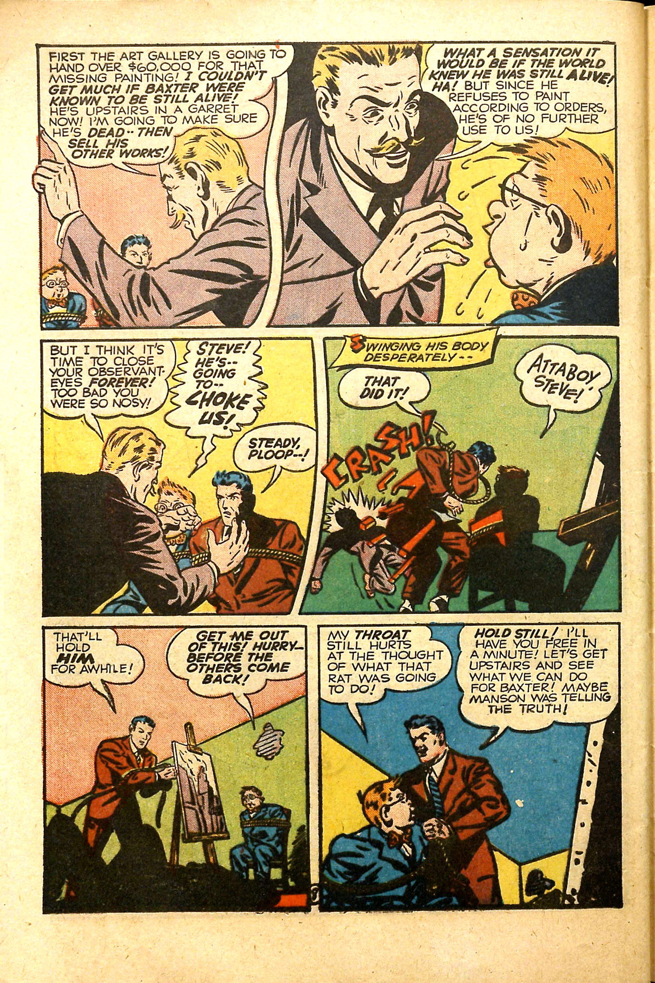 Black Terror, page 45. Black Terror. Public domain in the United States. Intended scans: Digital Comic Museum and Comic Book Plus. https://digitalcomicmuseum.com/