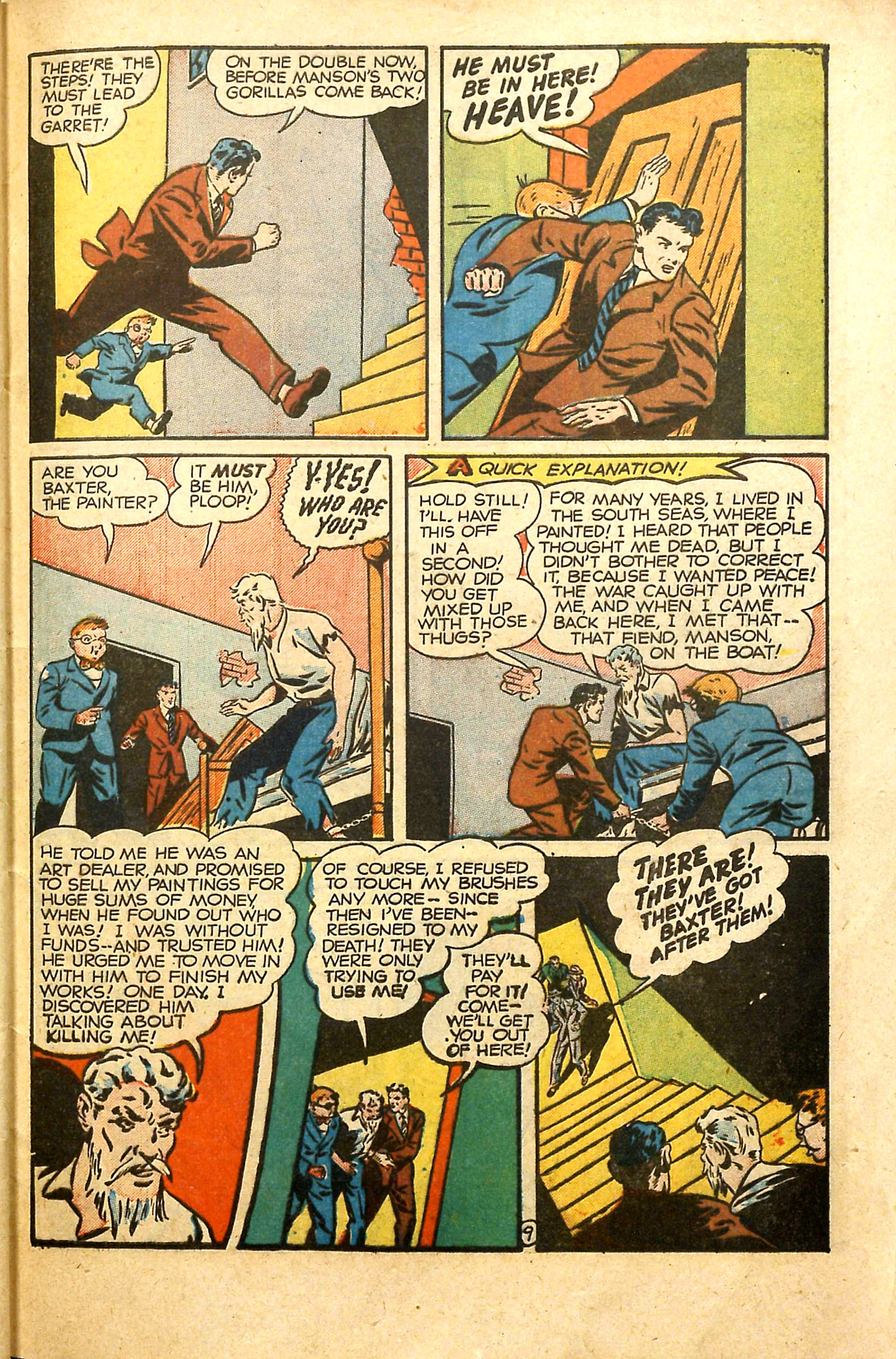 Black Terror, page 46. Black Terror. Public domain in the United States. Intended scans: Digital Comic Museum and Comic Book Plus. https://digitalcomicmuseum.com/