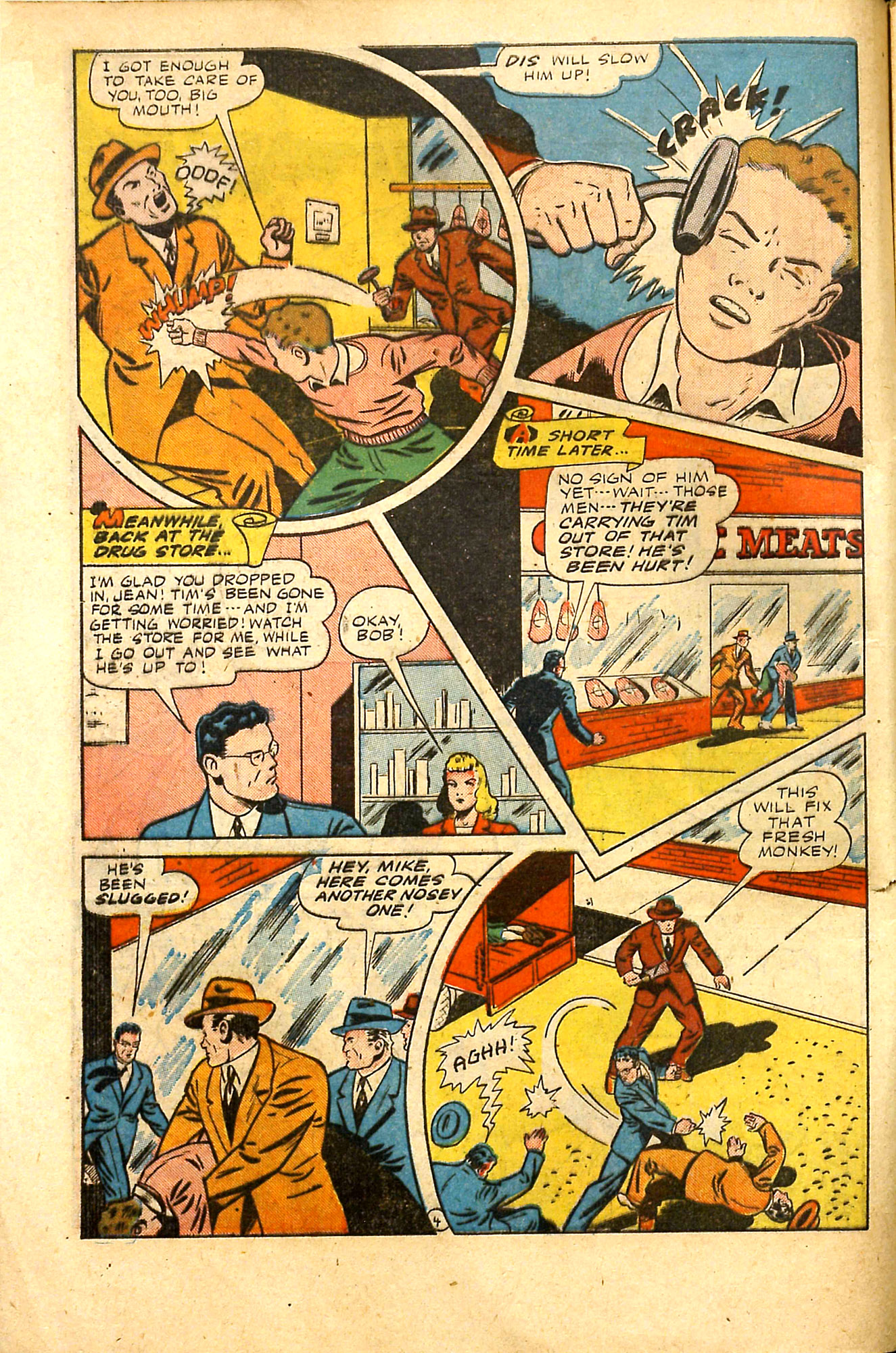 Black Terror, page 7. Black Terror. Public domain in the United States. Intended scans: Digital Comic Museum and Comic Book Plus. https://digitalcomicmuseum.com/