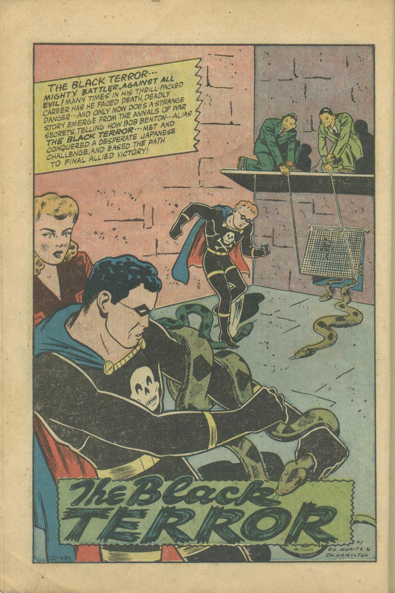 Black Terror, page 12. Black Terror. Public domain in the United States. Intended scans: Digital Comic Museum and Comic Book Plus. https://digitalcomicmuseum.com/