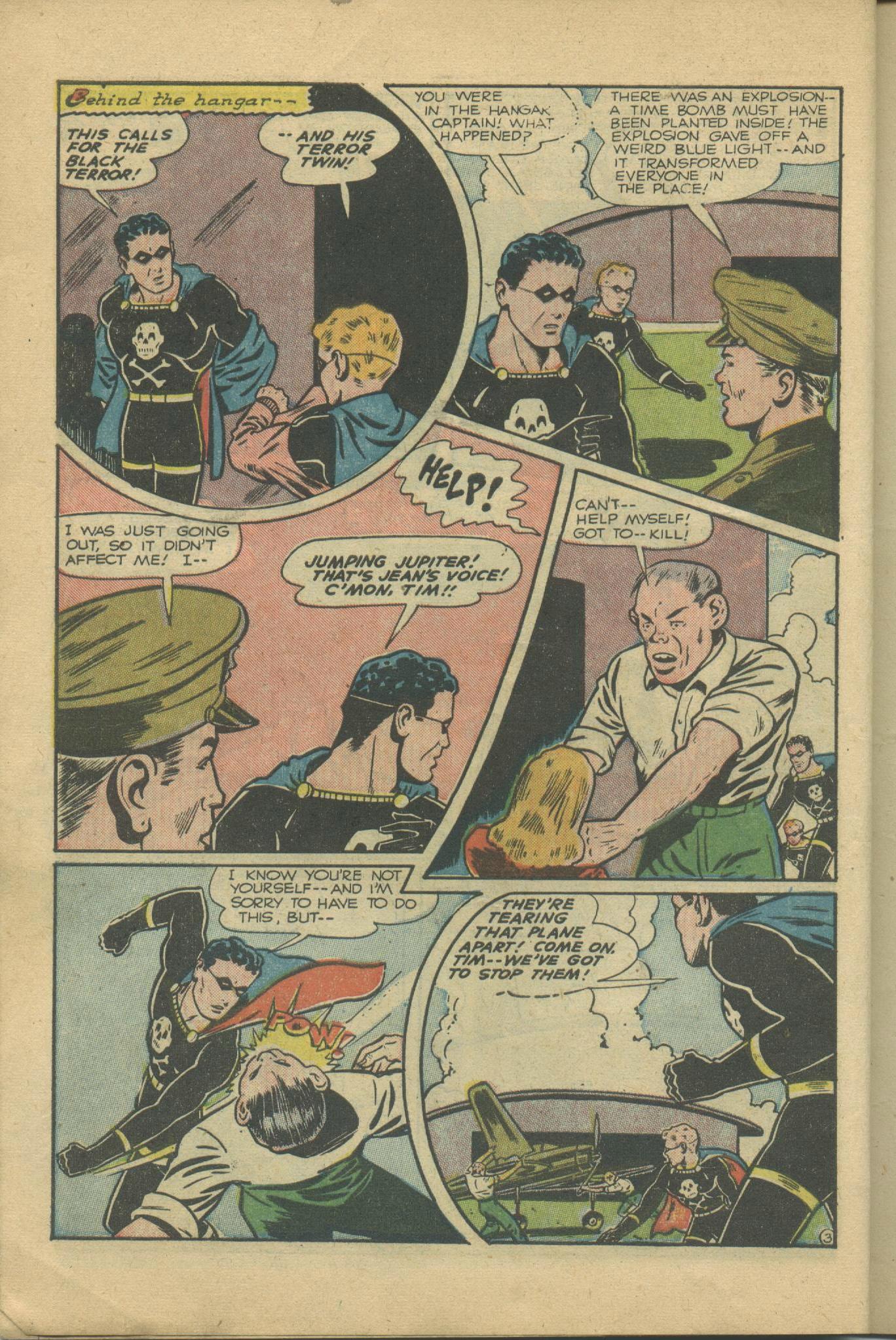 Black Terror, page 14. Black Terror. Public domain in the United States. Intended scans: Digital Comic Museum and Comic Book Plus. https://digitalcomicmuseum.com/