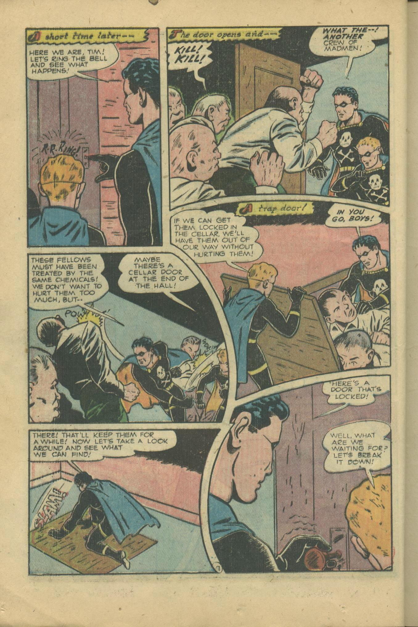Black Terror, page 18. Black Terror. Public domain in the United States. Intended scans: Digital Comic Museum and Comic Book Plus. https://digitalcomicmuseum.com/