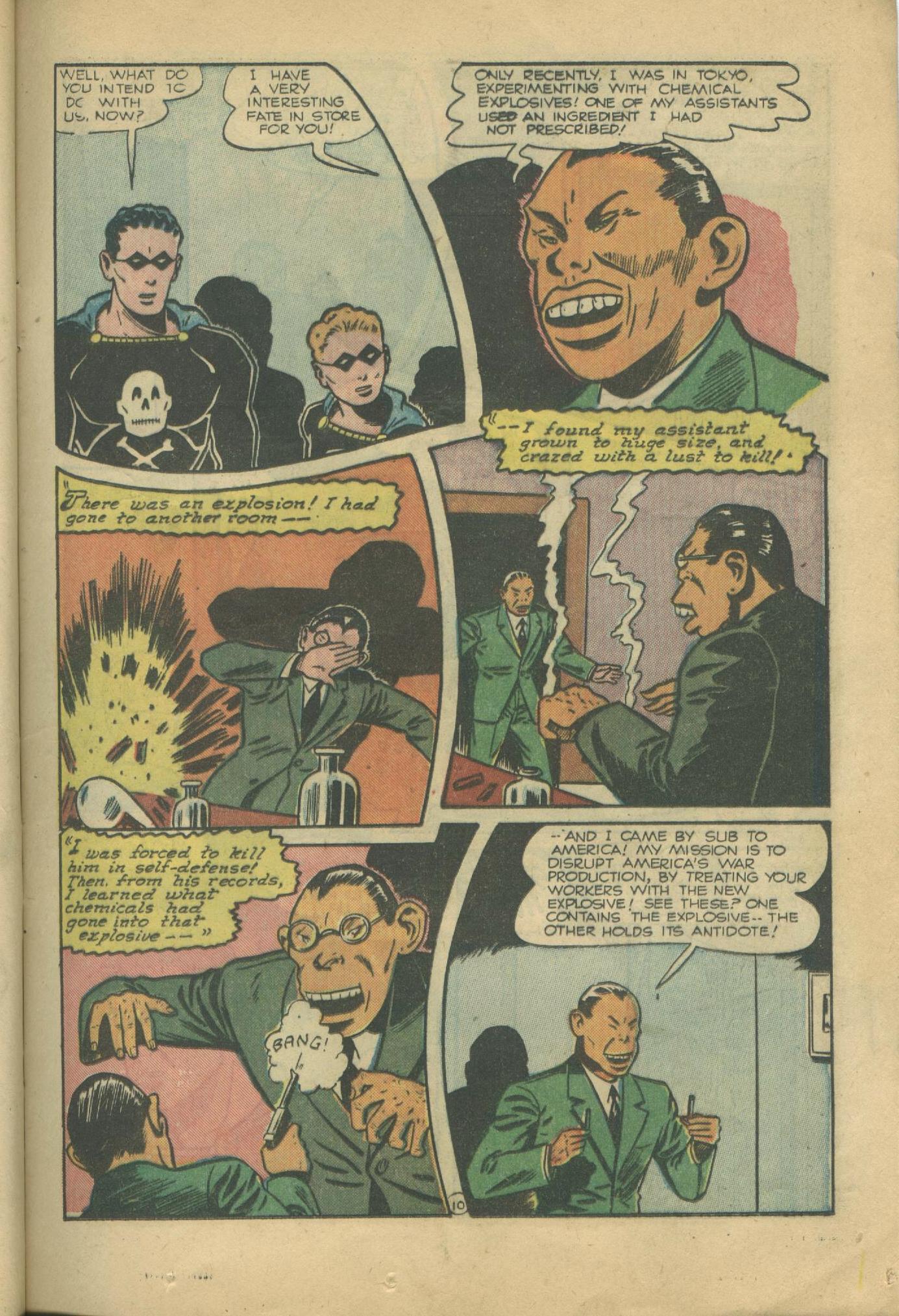 Black Terror, page 21. Black Terror. Public domain in the United States. Intended scans: Digital Comic Museum and Comic Book Plus. https://digitalcomicmuseum.com/
