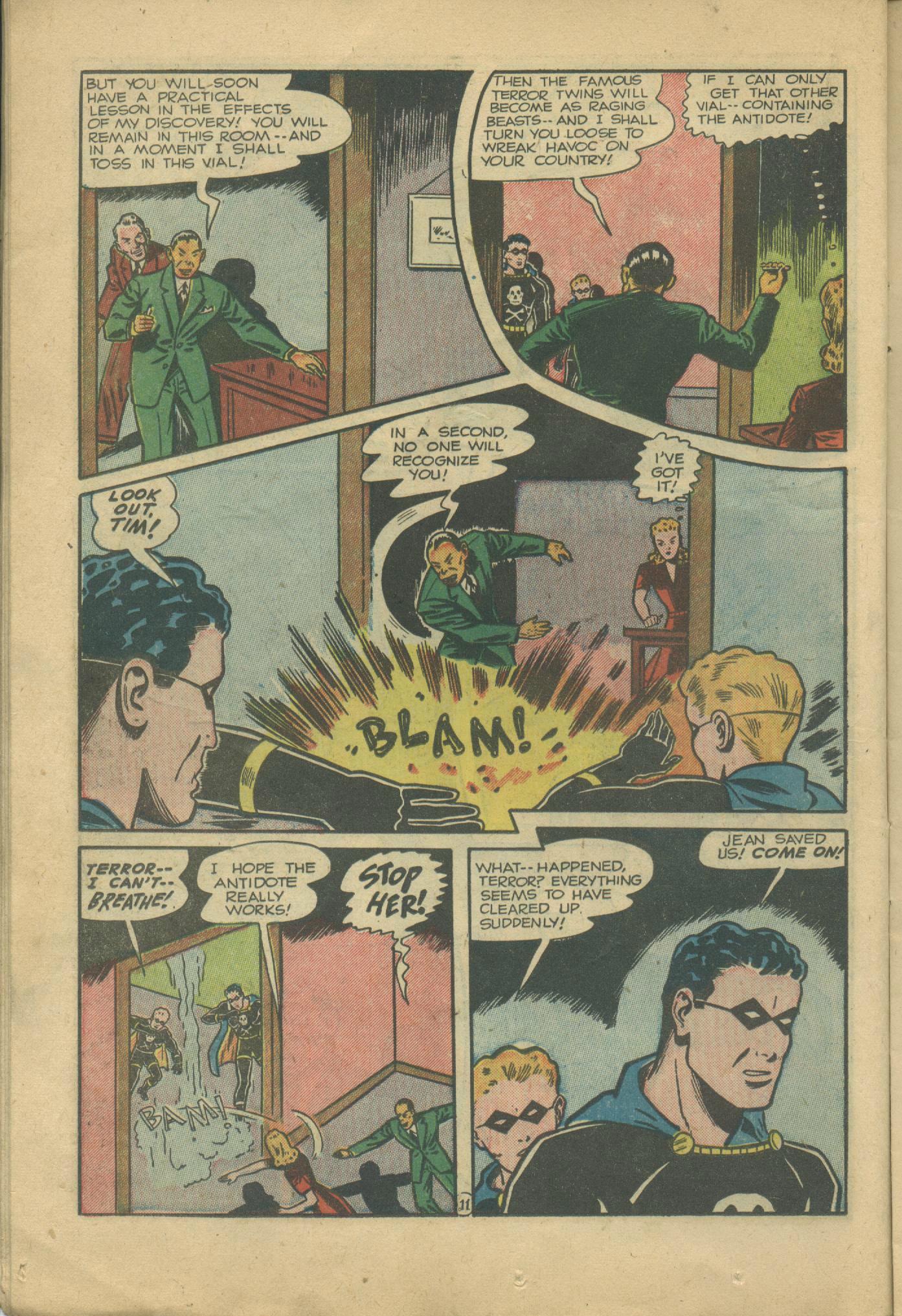 Black Terror, page 22. Black Terror. Public domain in the United States. Intended scans: Digital Comic Museum and Comic Book Plus. https://digitalcomicmuseum.com/