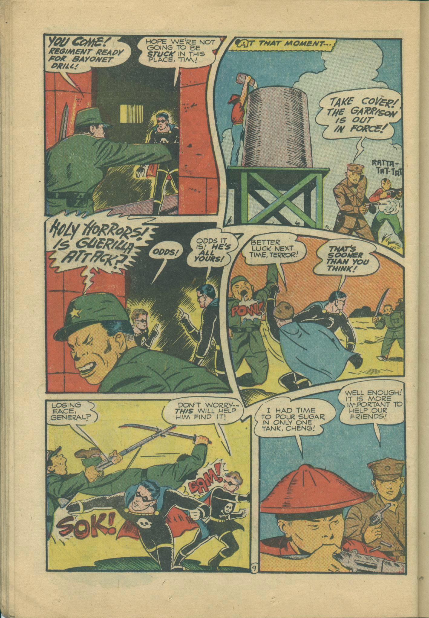 Black Terror, page 34. Black Terror. Public domain in the United States. Intended scans: Digital Comic Museum and Comic Book Plus. https://digitalcomicmuseum.com/