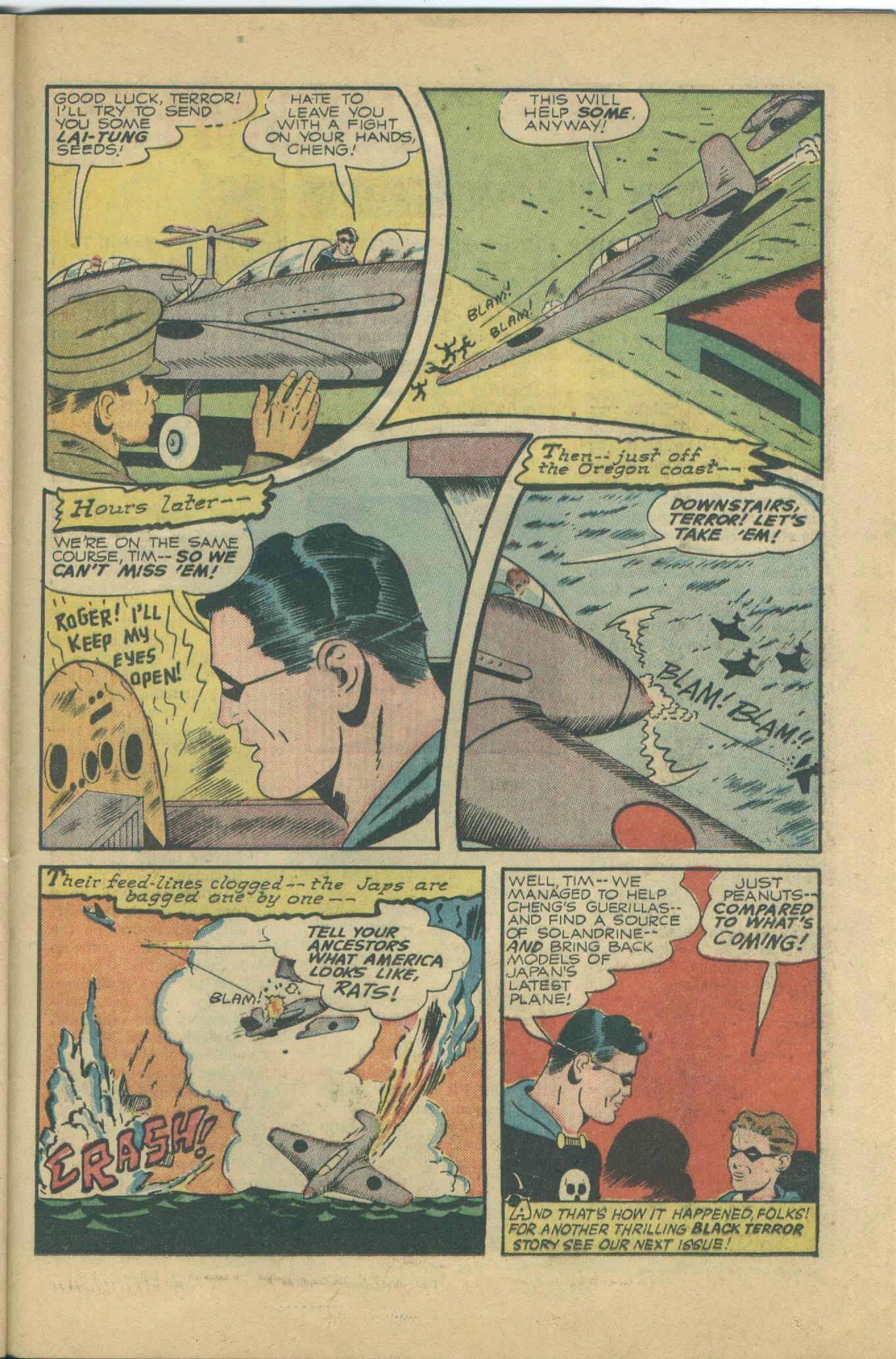 Black Terror, page 37. Black Terror. Public domain in the United States. Intended scans: Digital Comic Museum and Comic Book Plus. https://digitalcomicmuseum.com/