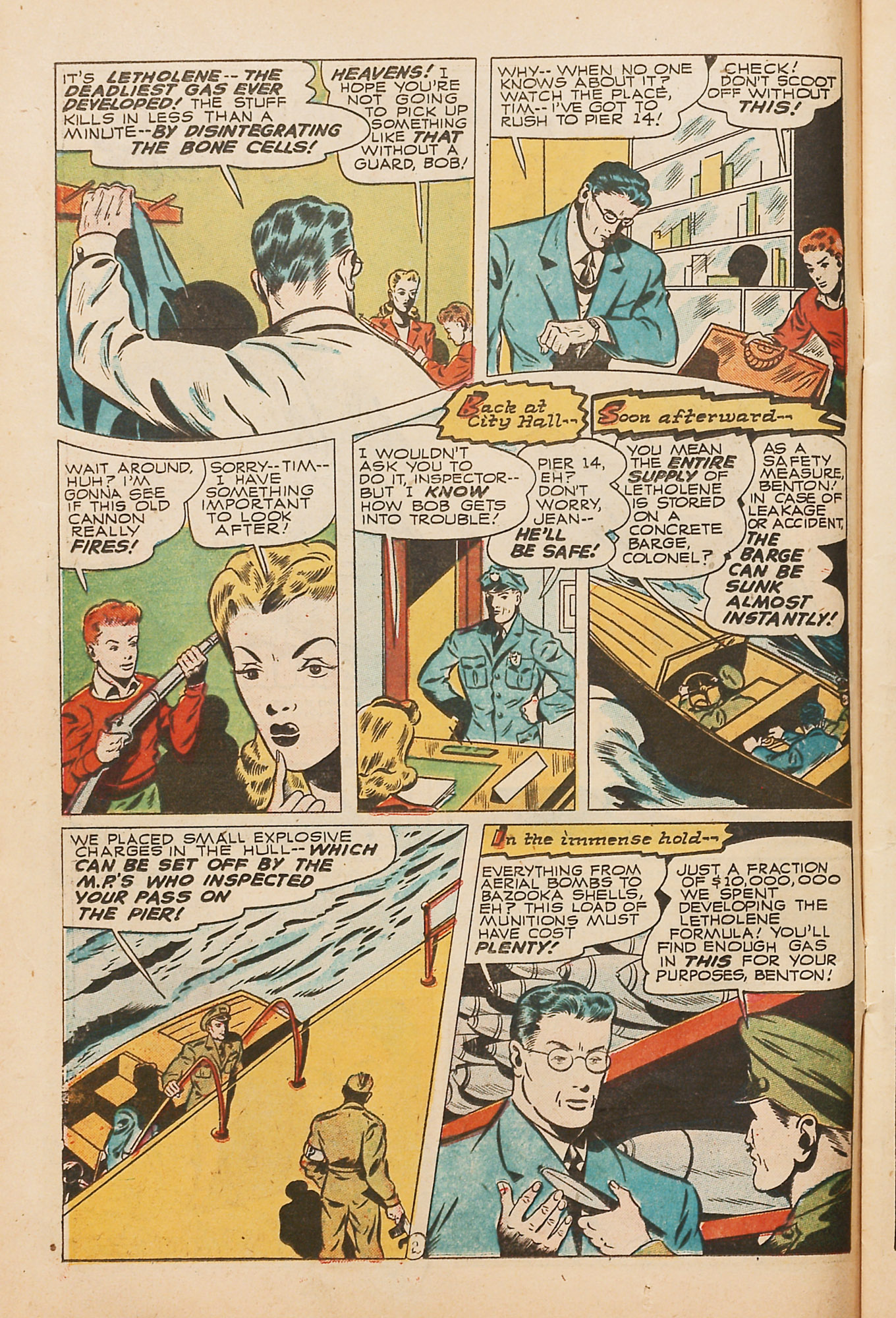 Black Terror, page 16. Black Terror. Public domain in the United States. Intended scans: Digital Comic Museum and Comic Book Plus. https://digitalcomicmuseum.com/