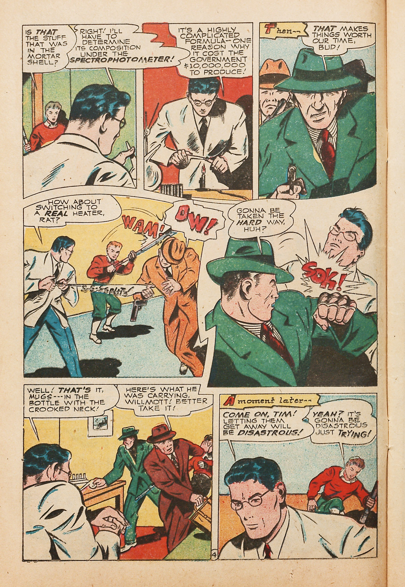Black Terror, page 18. Black Terror. Public domain in the United States. Intended scans: Digital Comic Museum and Comic Book Plus. https://digitalcomicmuseum.com/