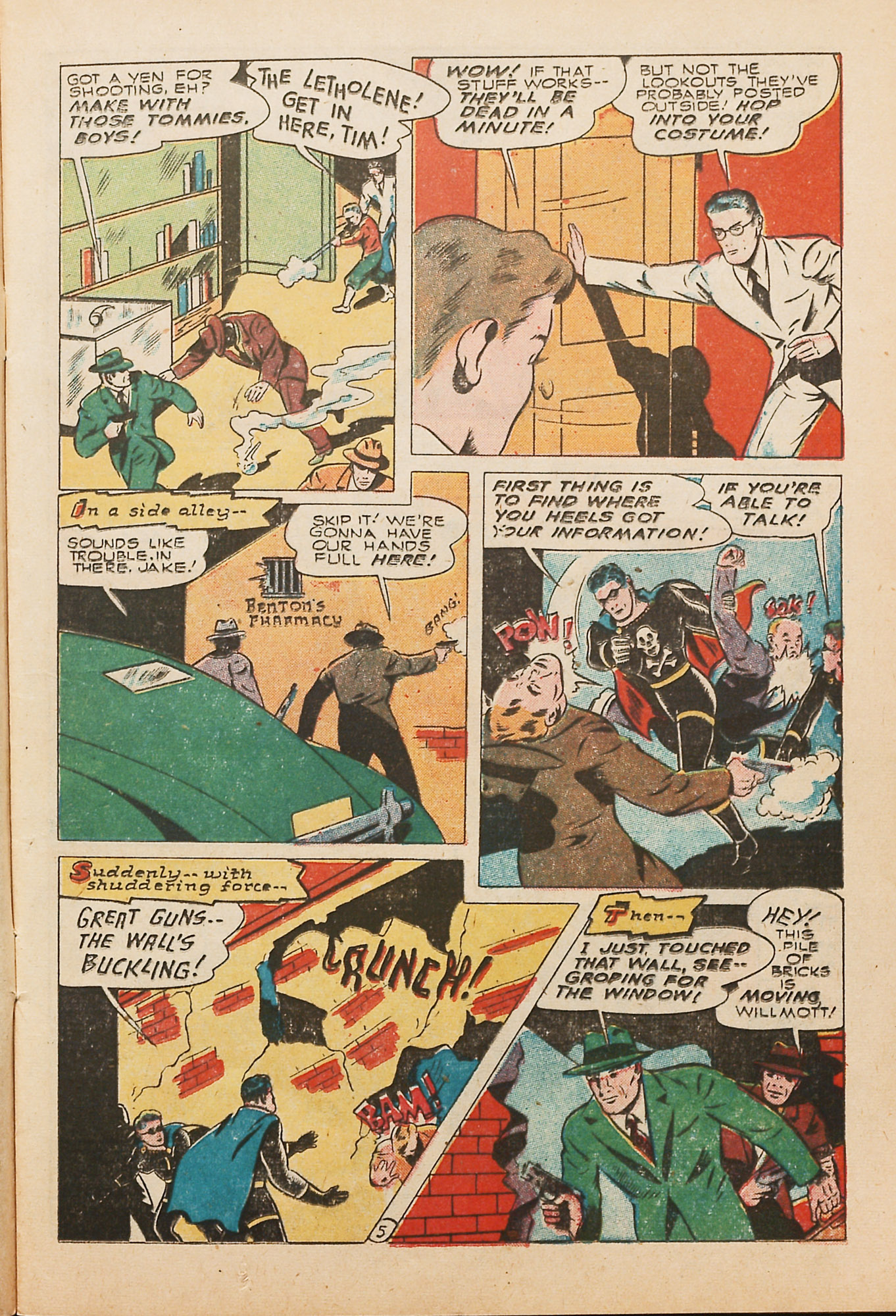 Black Terror, page 19. Black Terror. Public domain in the United States. Intended scans: Digital Comic Museum and Comic Book Plus. https://digitalcomicmuseum.com/