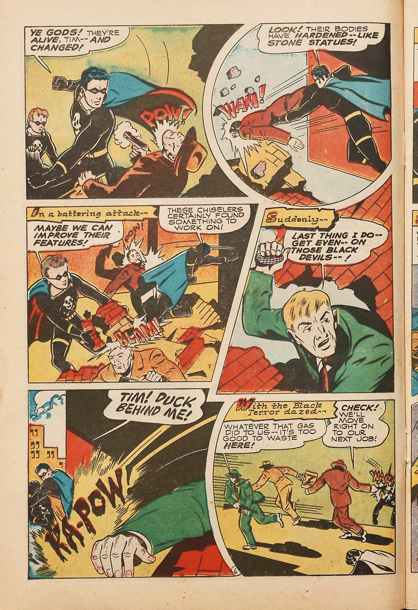 Black Terror, page 20. Black Terror. Public domain in the United States. Intended scans: Digital Comic Museum and Comic Book Plus. https://digitalcomicmuseum.com/
