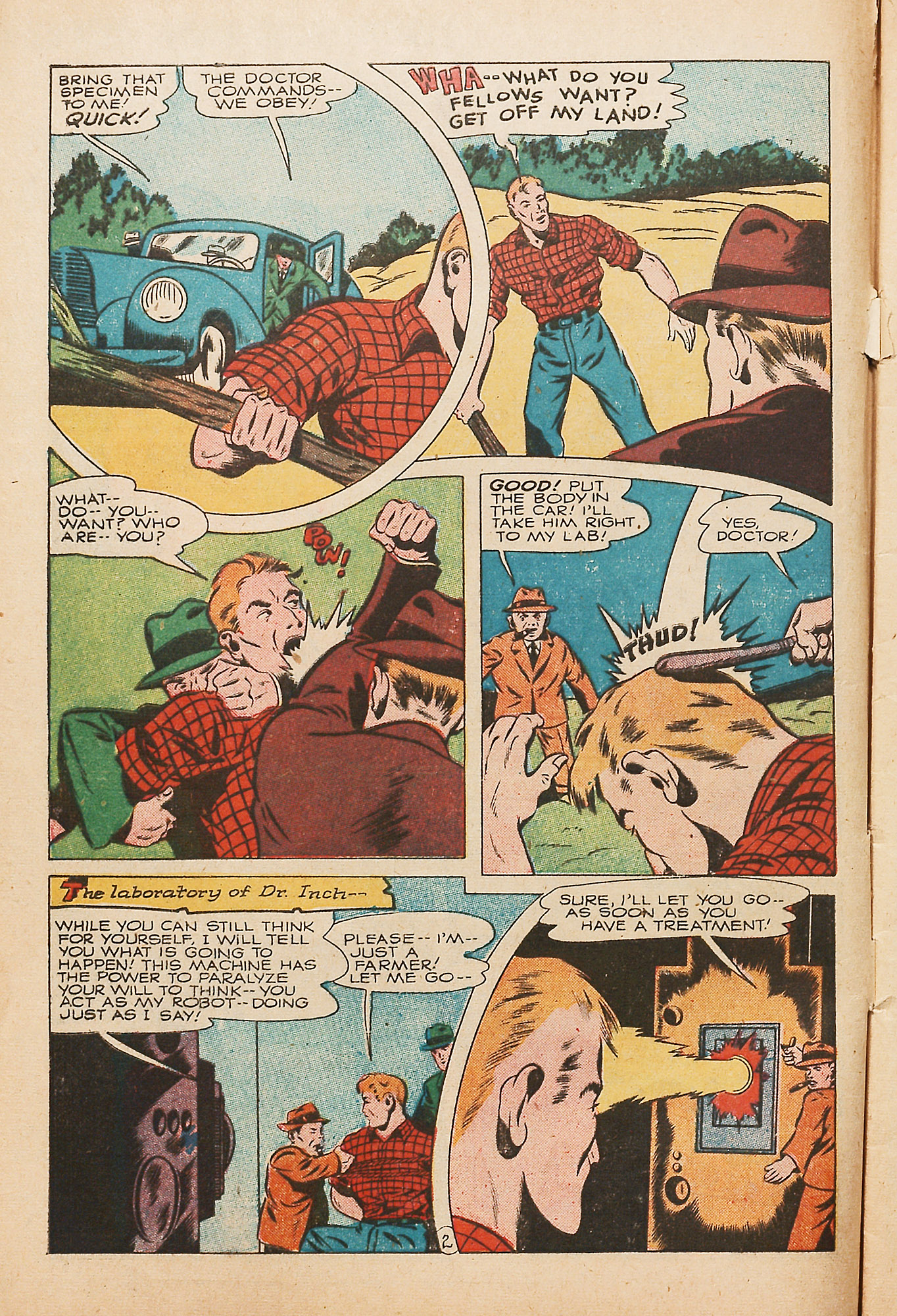 Black Terror, page 4. Black Terror. Public domain in the United States. Intended scans: Digital Comic Museum and Comic Book Plus. https://digitalcomicmuseum.com/
