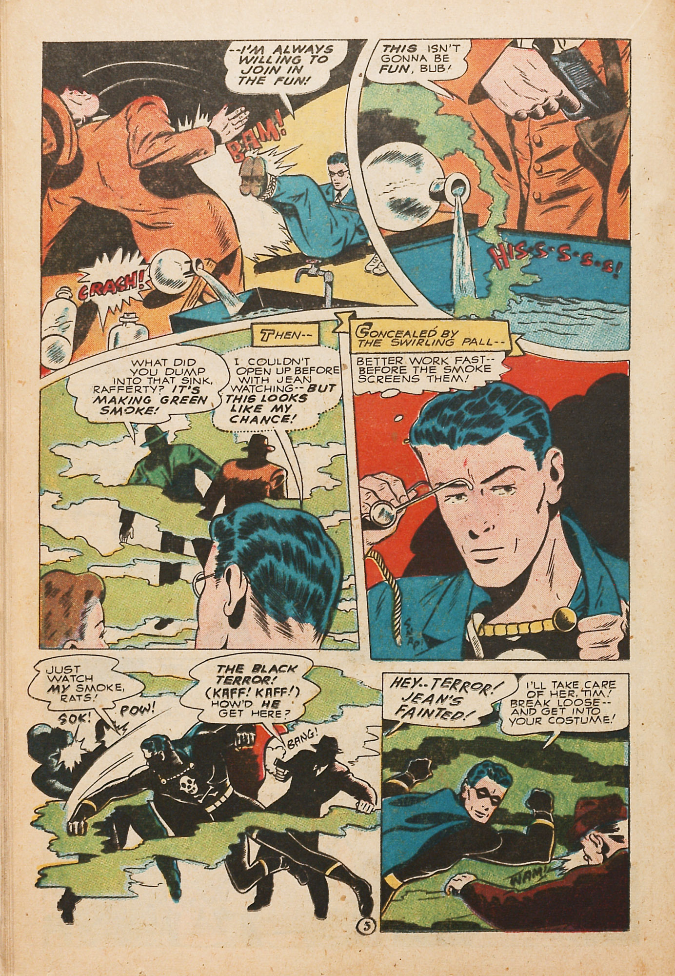 Black Terror, page 32. Black Terror. Public domain in the United States. Intended scans: Digital Comic Museum and Comic Book Plus. https://digitalcomicmuseum.com/