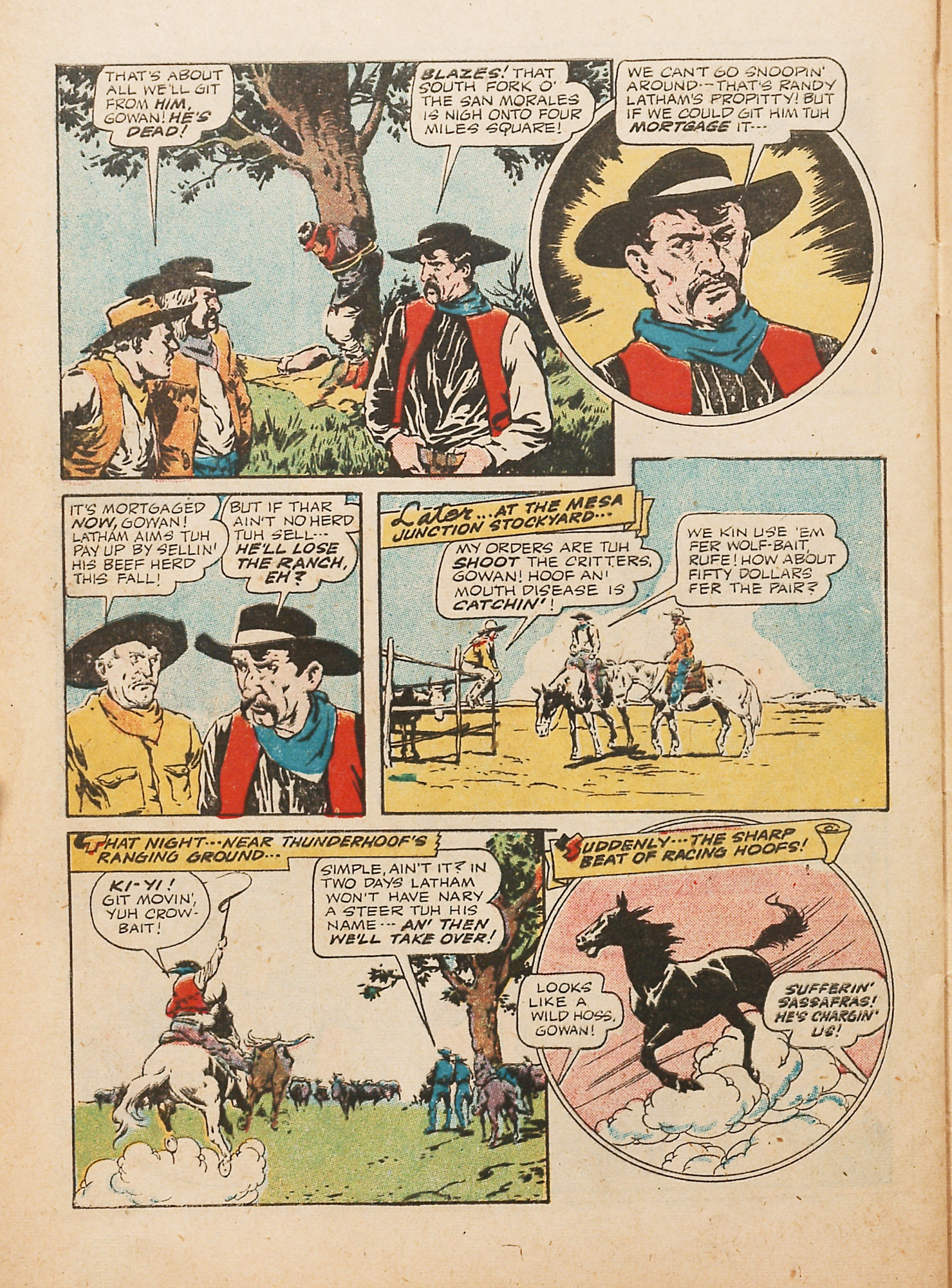 Black Terror, page 42. Black Terror. Public domain in the United States. Intended scans: Digital Comic Museum and Comic Book Plus. https://digitalcomicmuseum.com/