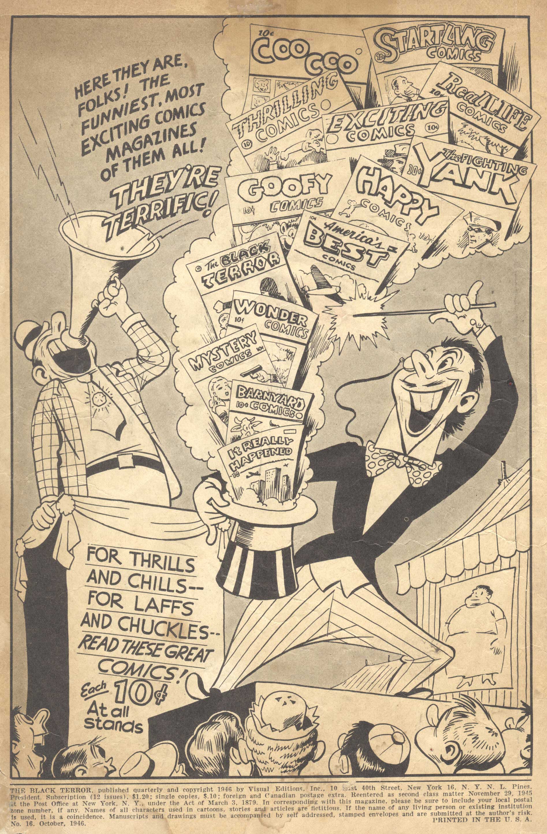 Black Terror, page 2. Black Terror. Public domain in the United States. Intended scans: Digital Comic Museum and Comic Book Plus. https://digitalcomicmuseum.com/