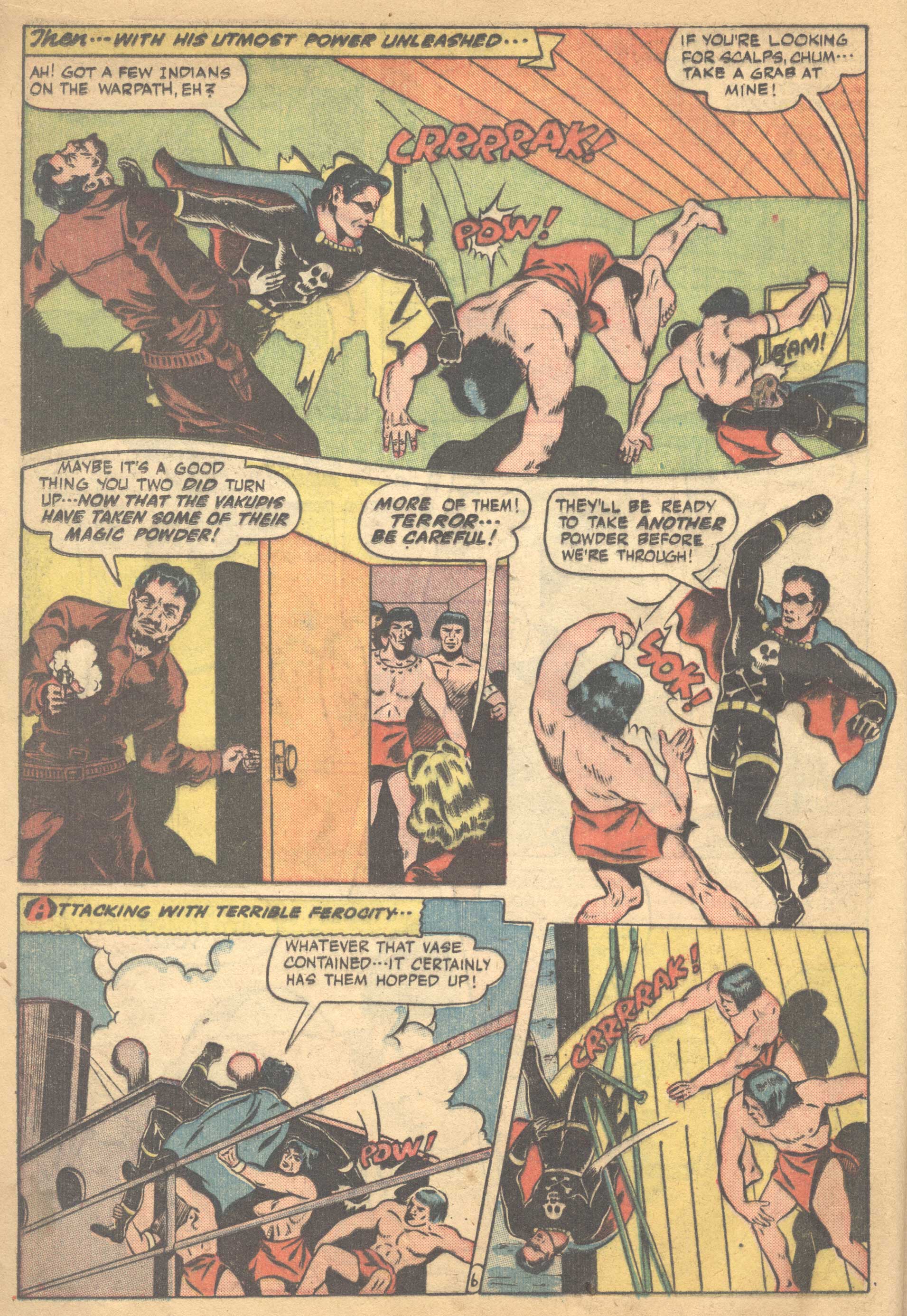 Black Terror, page 18. Black Terror. Public domain in the United States. Intended scans: Digital Comic Museum and Comic Book Plus. https://digitalcomicmuseum.com/