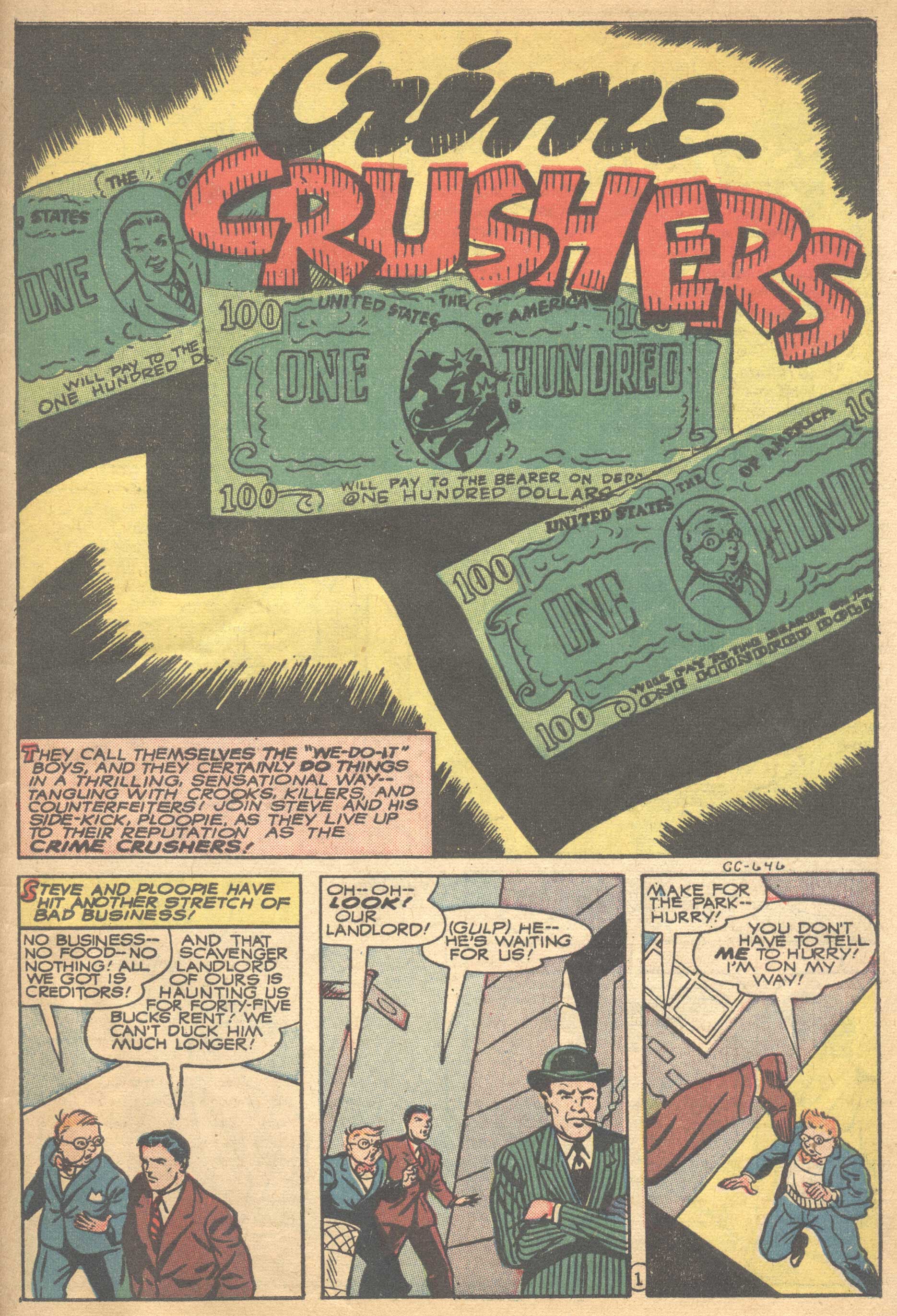 Black Terror, page 39. Black Terror. Public domain in the United States. Intended scans: Digital Comic Museum and Comic Book Plus. https://digitalcomicmuseum.com/