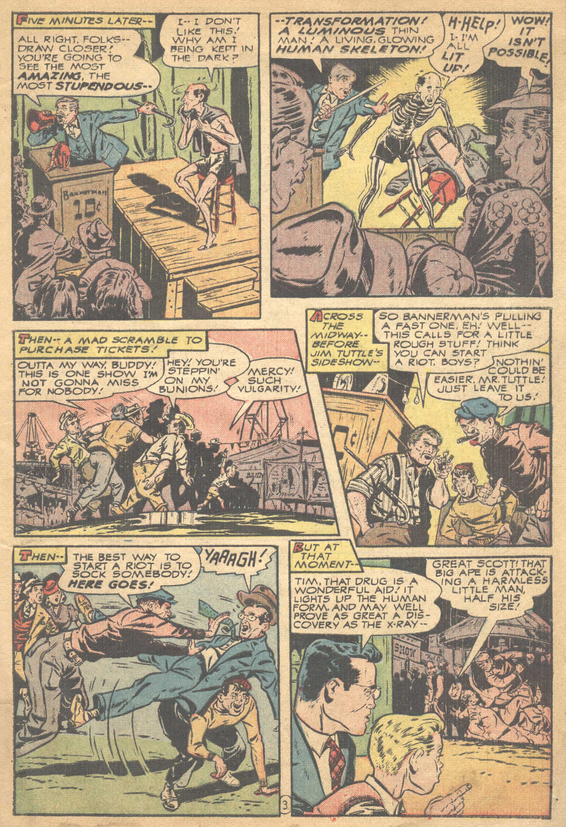 Black Terror, page 5. Black Terror. Public domain in the United States. Intended scans: Digital Comic Museum and Comic Book Plus. https://digitalcomicmuseum.com/