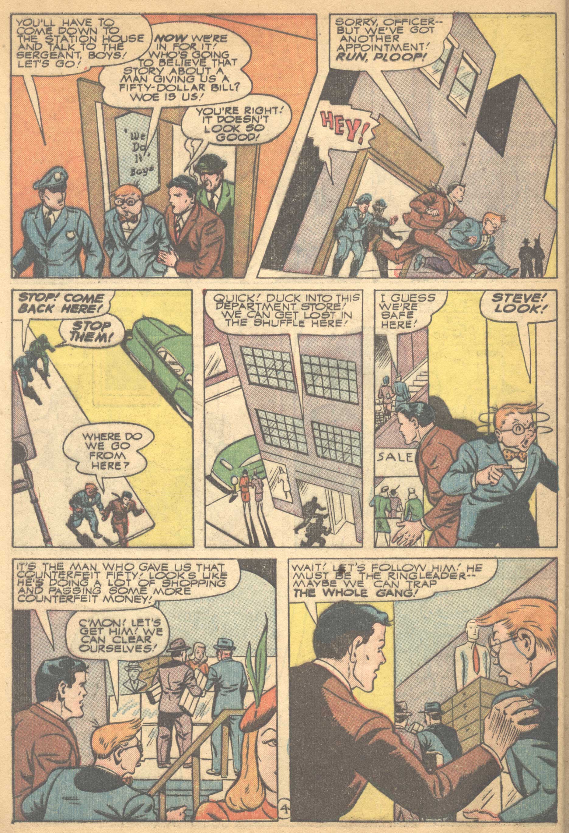Black Terror, page 42. Black Terror. Public domain in the United States. Intended scans: Digital Comic Museum and Comic Book Plus. https://digitalcomicmuseum.com/