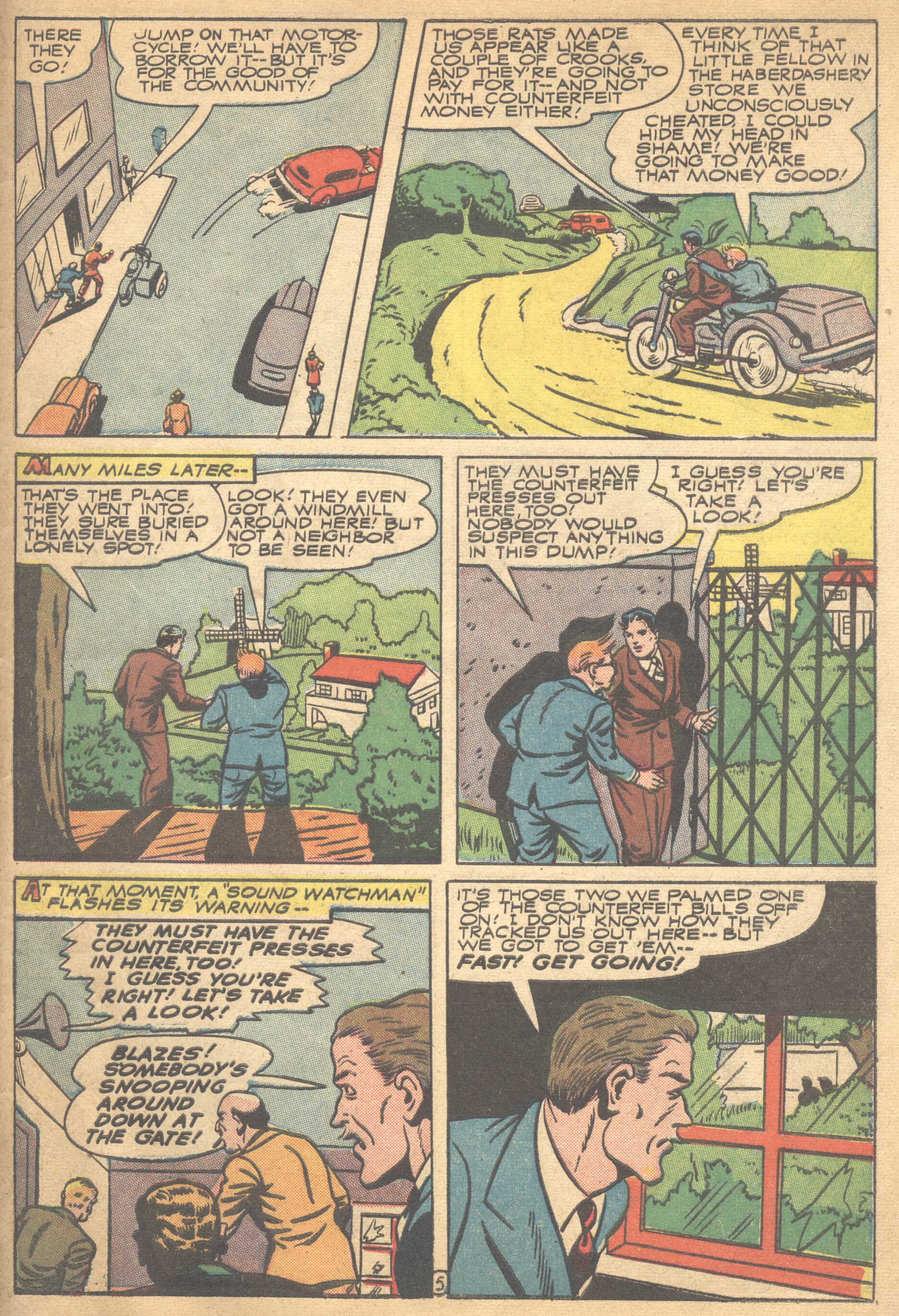 Black Terror, page 43. Black Terror. Public domain in the United States. Intended scans: Digital Comic Museum and Comic Book Plus. https://digitalcomicmuseum.com/