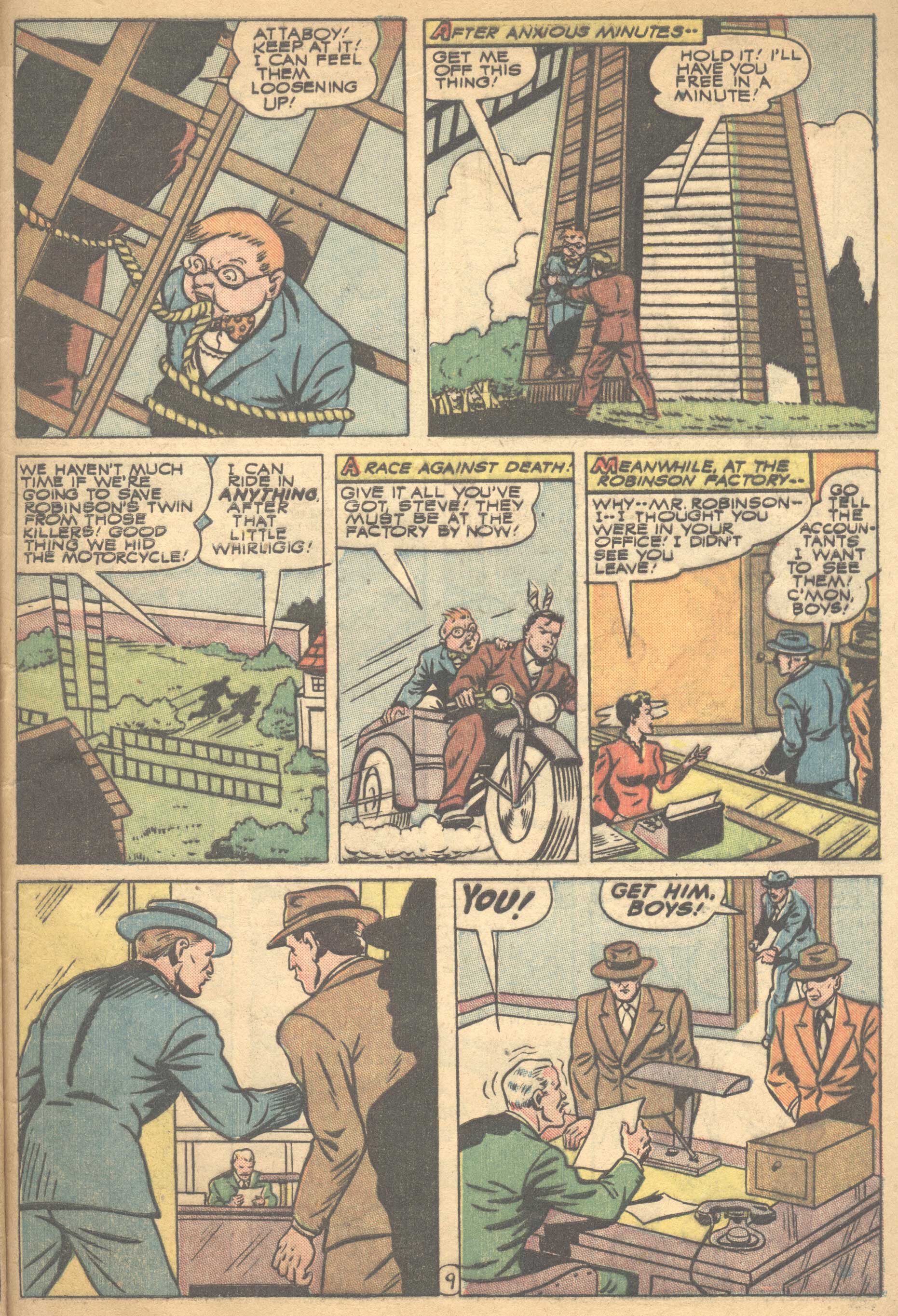Black Terror, page 47. Black Terror. Public domain in the United States. Intended scans: Digital Comic Museum and Comic Book Plus. https://digitalcomicmuseum.com/