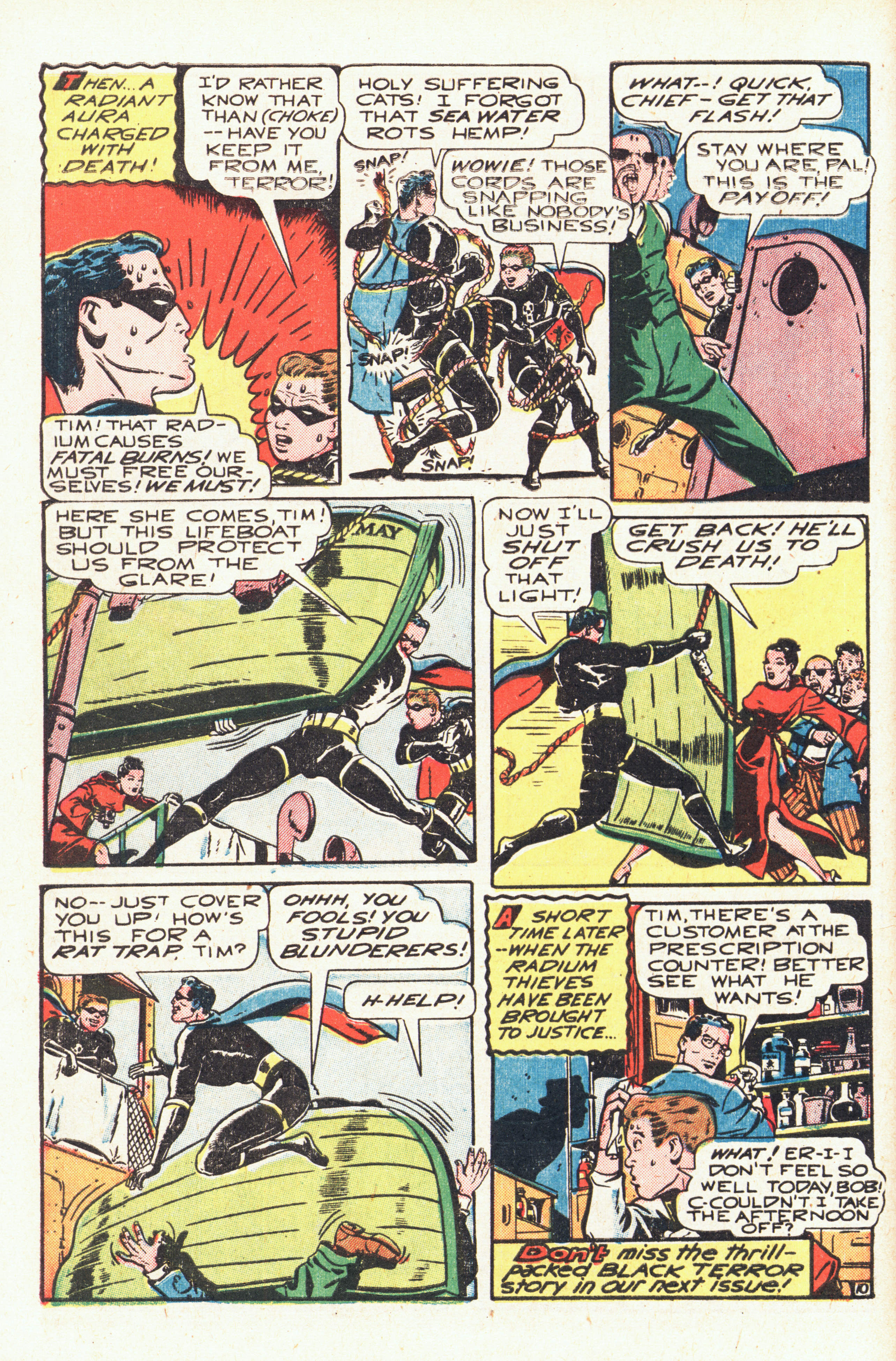 Black Terror, page 12. Black Terror. Public domain in the United States. Intended scans: Digital Comic Museum and Comic Book Plus. https://digitalcomicmuseum.com/