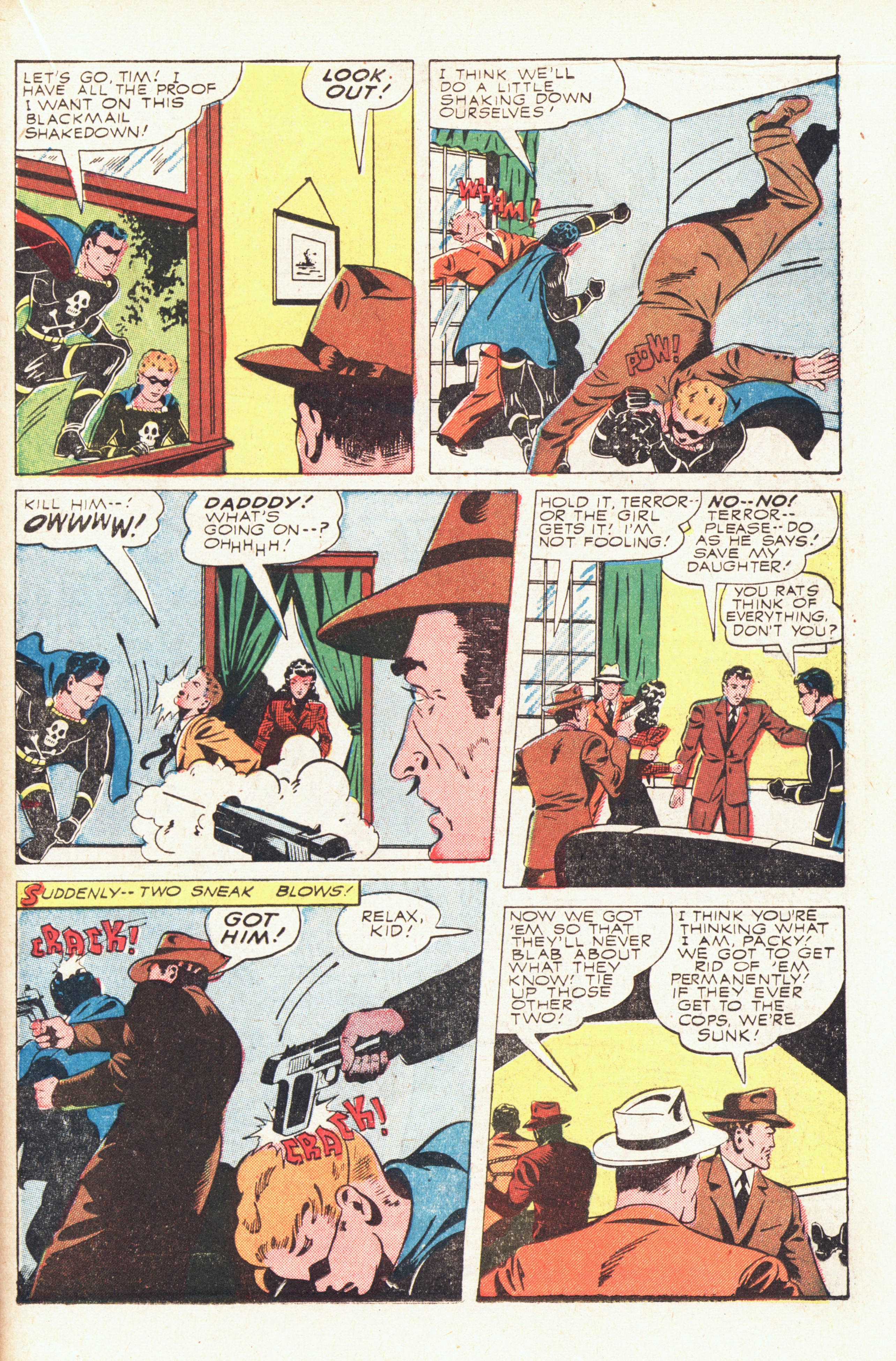 Black Terror, page 31. Black Terror. Public domain in the United States. Intended scans: Digital Comic Museum and Comic Book Plus. https://digitalcomicmuseum.com/