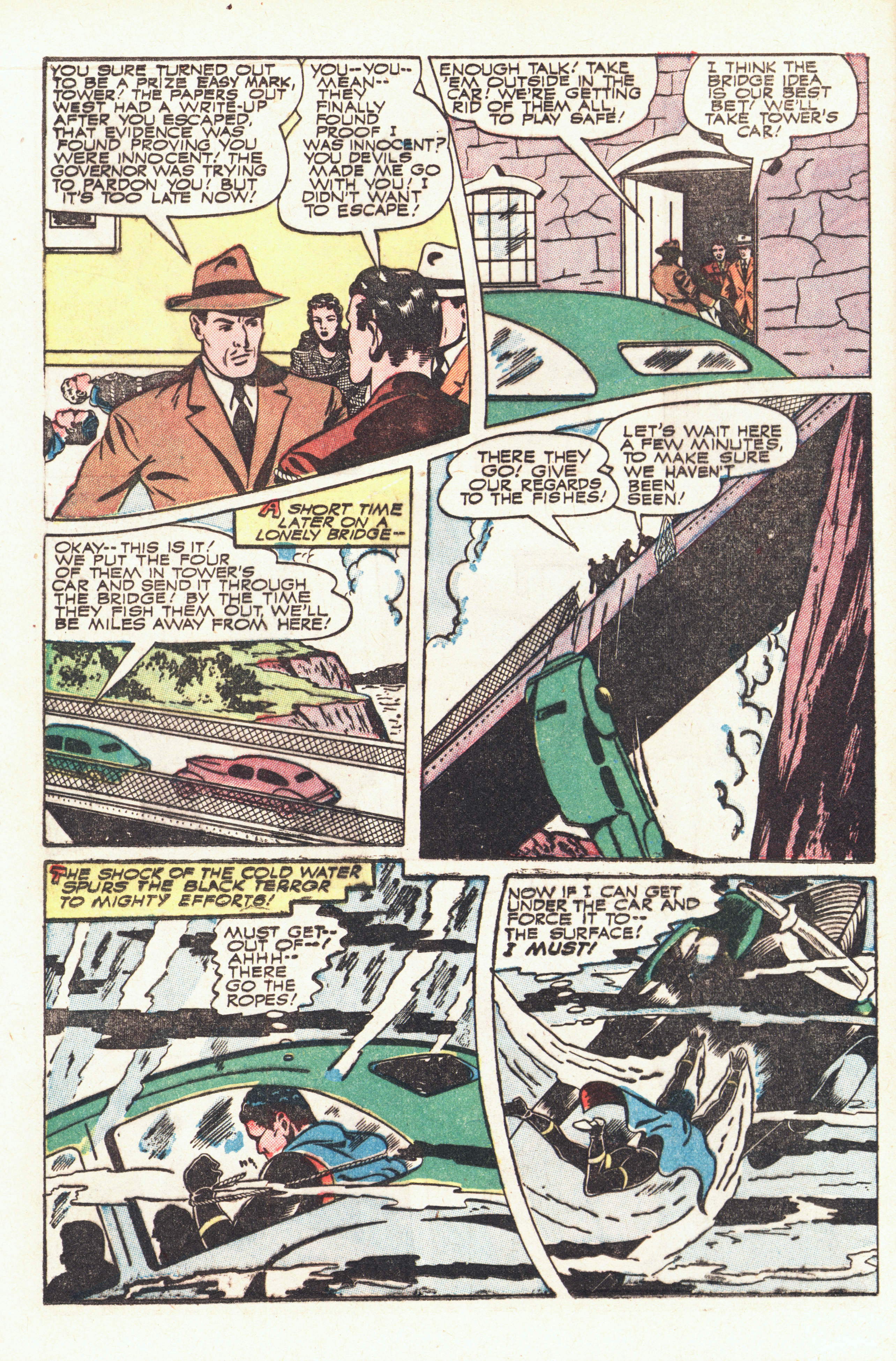 Black Terror, page 32. Black Terror. Public domain in the United States. Intended scans: Digital Comic Museum and Comic Book Plus. https://digitalcomicmuseum.com/
