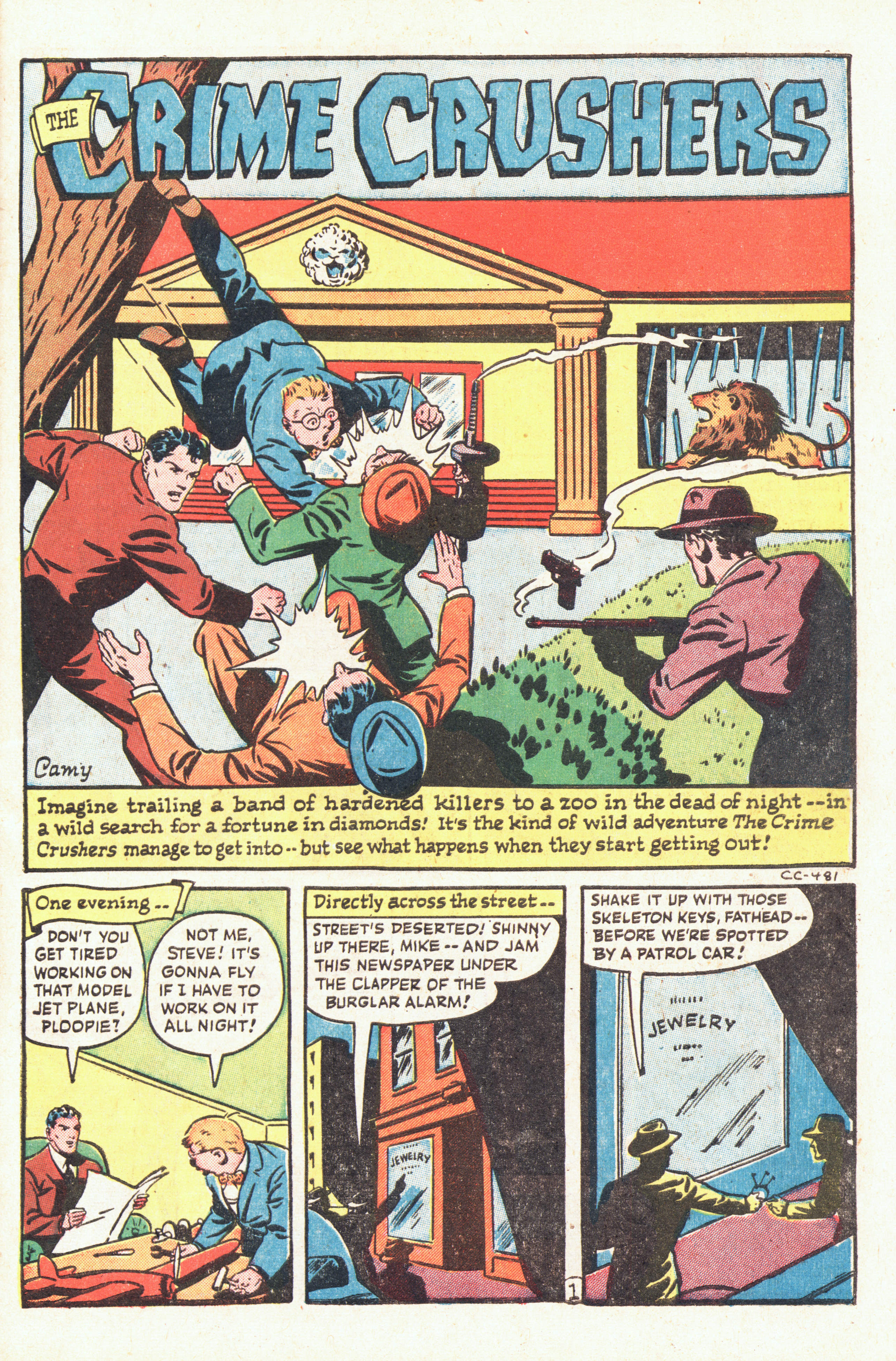 Black Terror, page 43. Black Terror. Public domain in the United States. Intended scans: Digital Comic Museum and Comic Book Plus. https://digitalcomicmuseum.com/