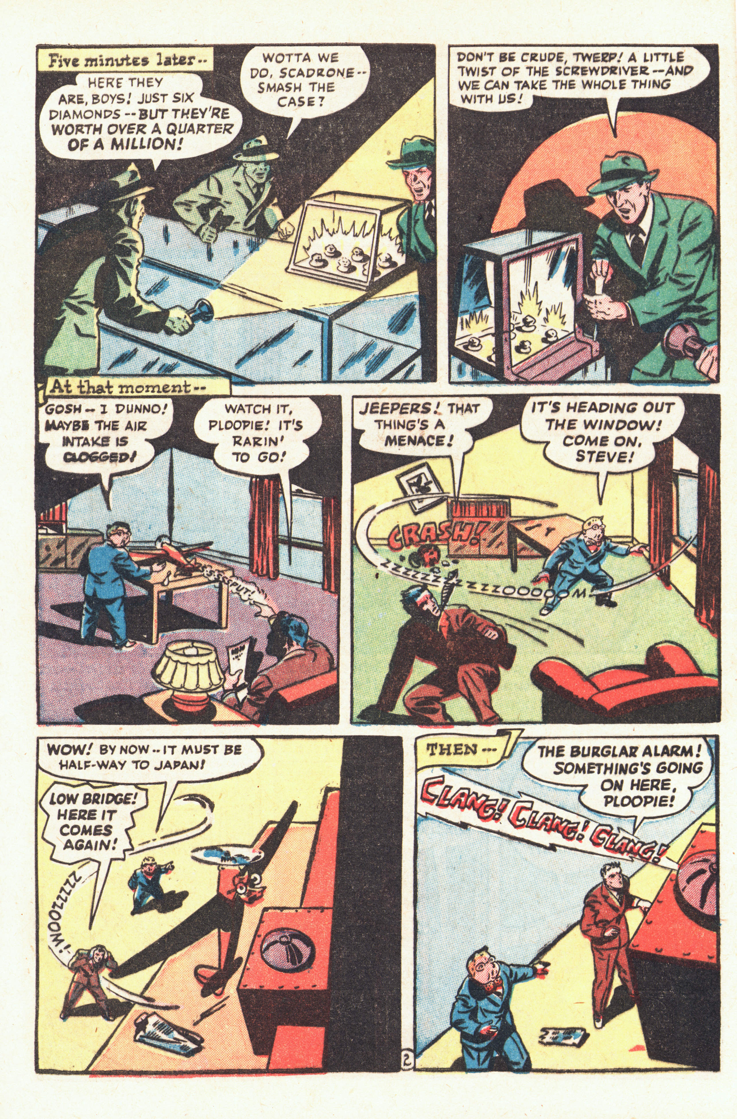 Black Terror, page 44. Black Terror. Public domain in the United States. Intended scans: Digital Comic Museum and Comic Book Plus. https://digitalcomicmuseum.com/
