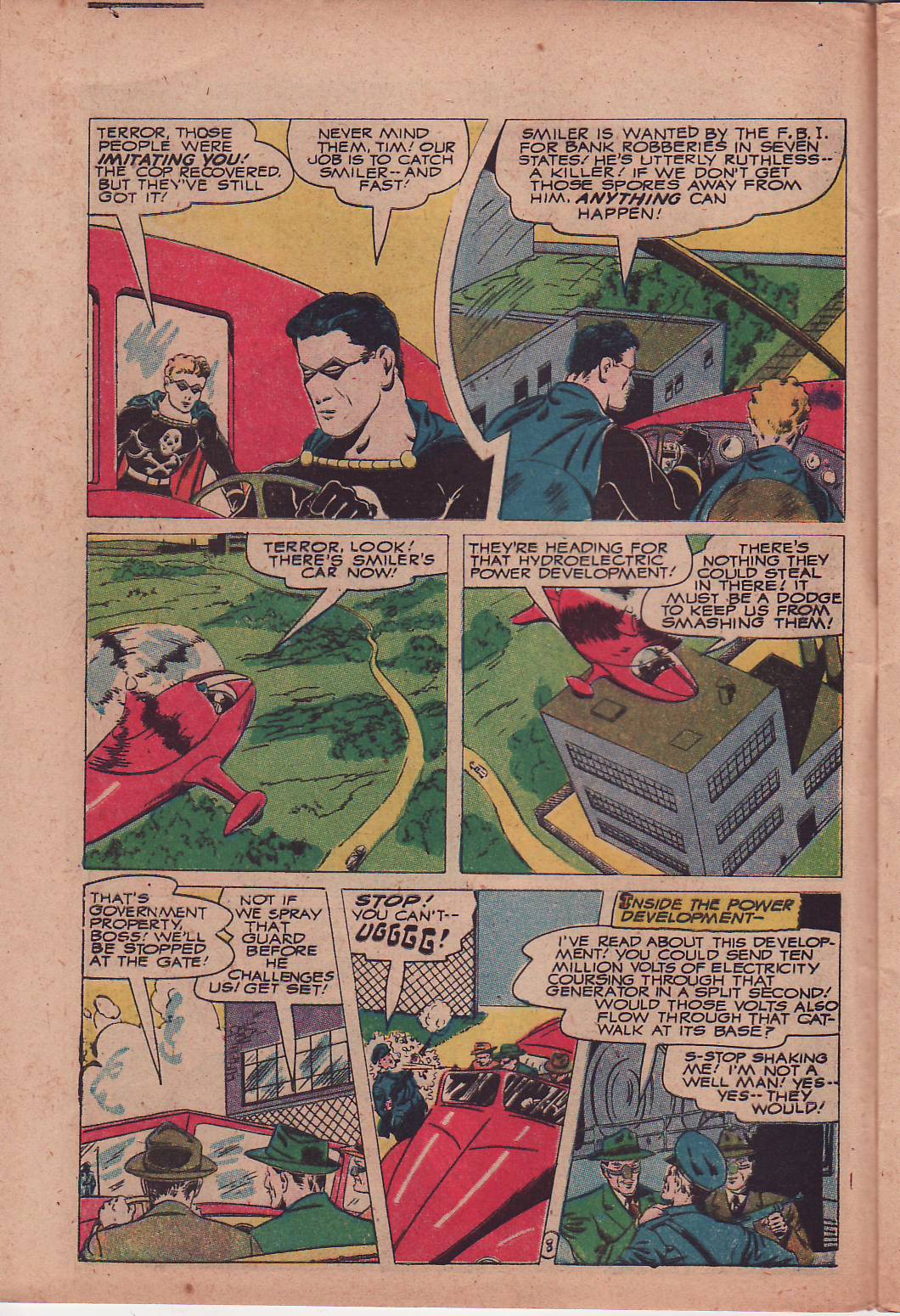 Black Terror, page 11. Black Terror. Public domain in the United States. Intended scans: Digital Comic Museum and Comic Book Plus. https://digitalcomicmuseum.com/