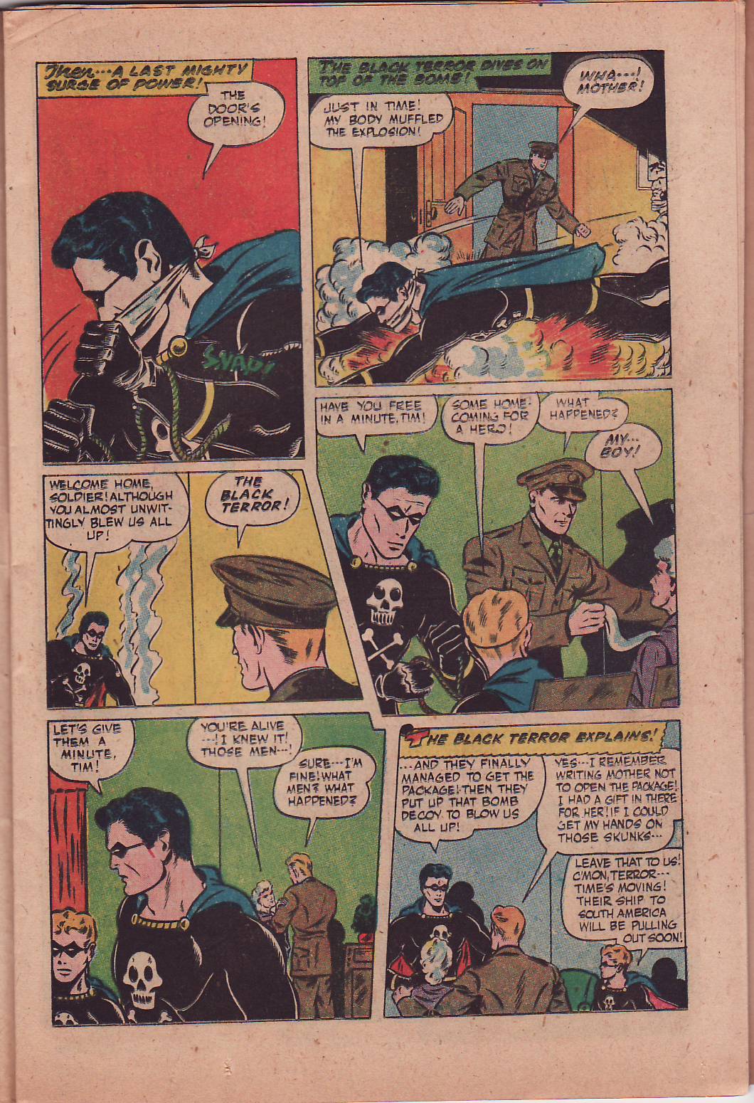 Black Terror, page 20. Black Terror. Public domain in the United States. Intended scans: Digital Comic Museum and Comic Book Plus. https://digitalcomicmuseum.com/