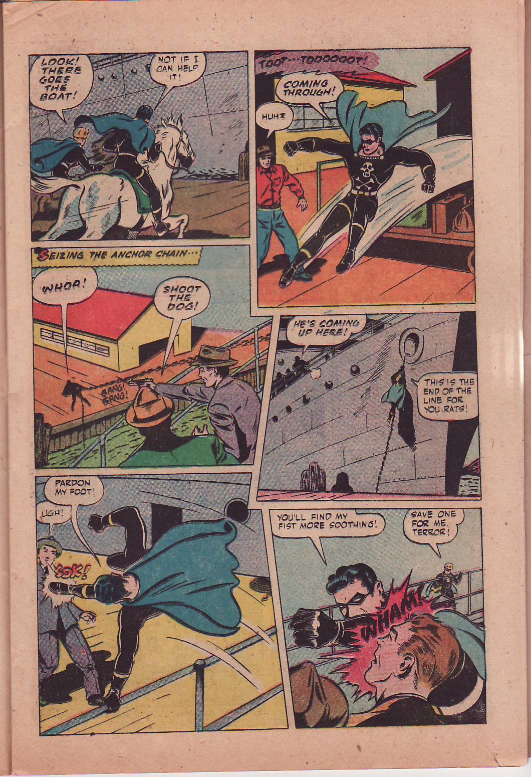 Black Terror, page 22. Black Terror. Public domain in the United States. Intended scans: Digital Comic Museum and Comic Book Plus. https://digitalcomicmuseum.com/