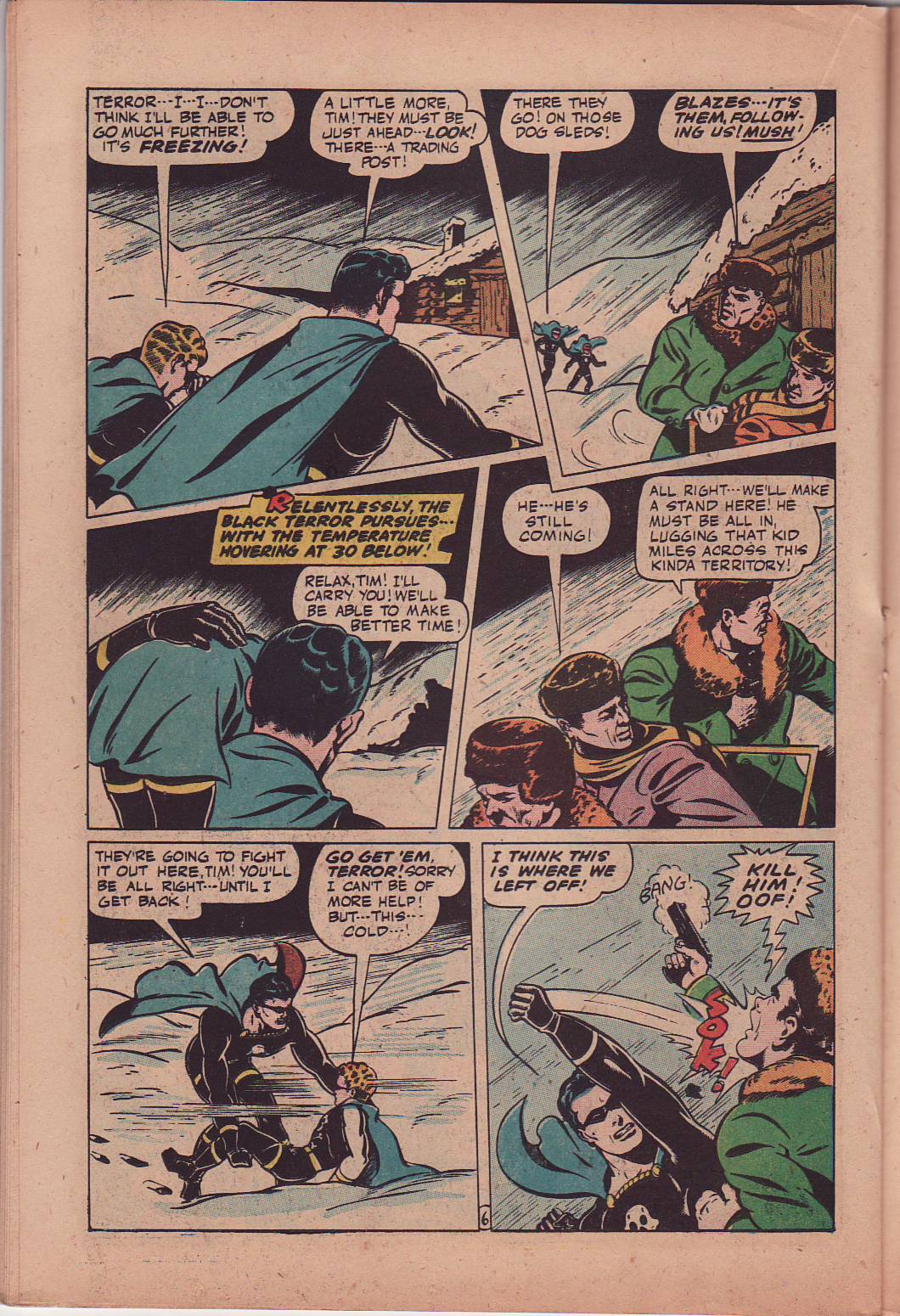 Black Terror, page 31. Black Terror. Public domain in the United States. Intended scans: Digital Comic Museum and Comic Book Plus. https://digitalcomicmuseum.com/