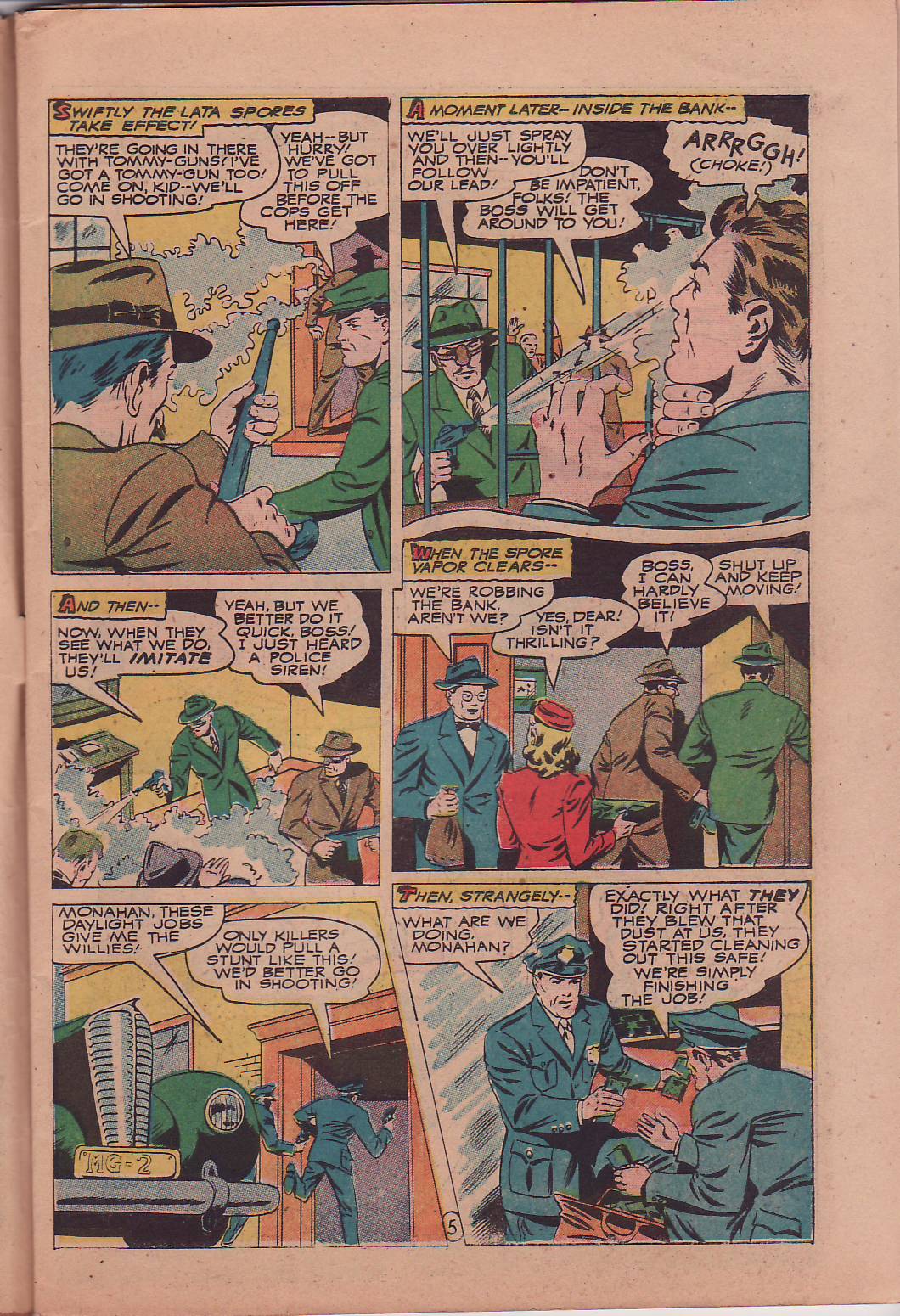 Black Terror, page 8. Black Terror. Public domain in the United States. Intended scans: Digital Comic Museum and Comic Book Plus. https://digitalcomicmuseum.com/