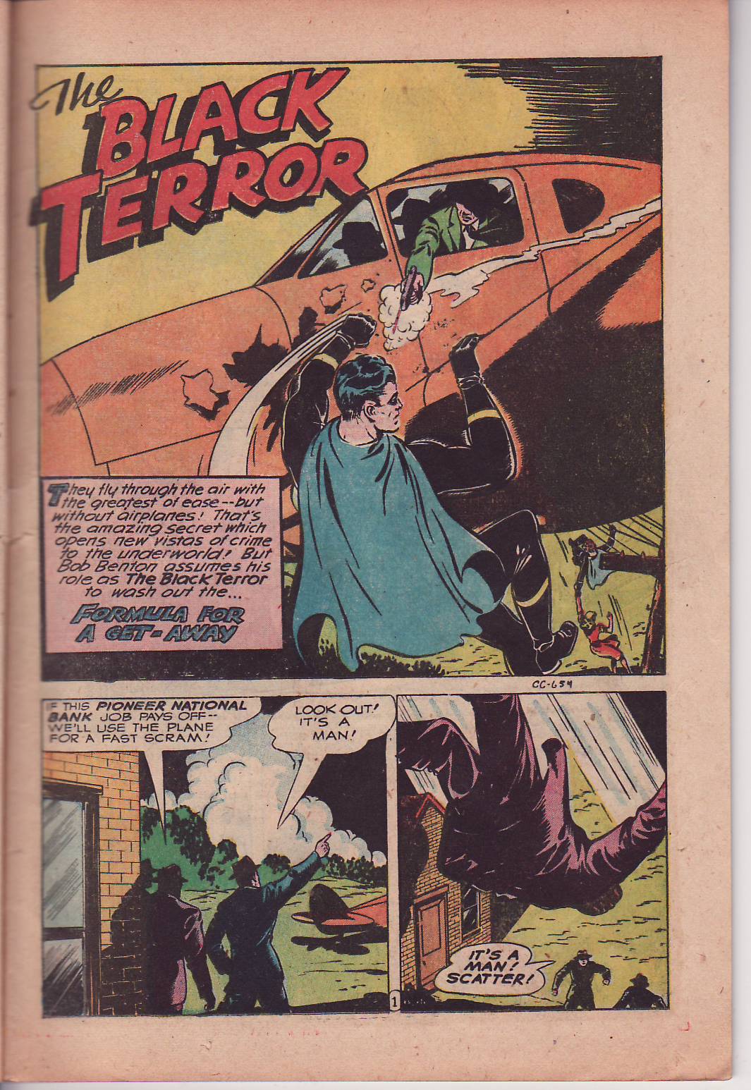 Black Terror, page 15. Black Terror. Public domain in the United States. Intended scans: Digital Comic Museum and Comic Book Plus. https://digitalcomicmuseum.com/