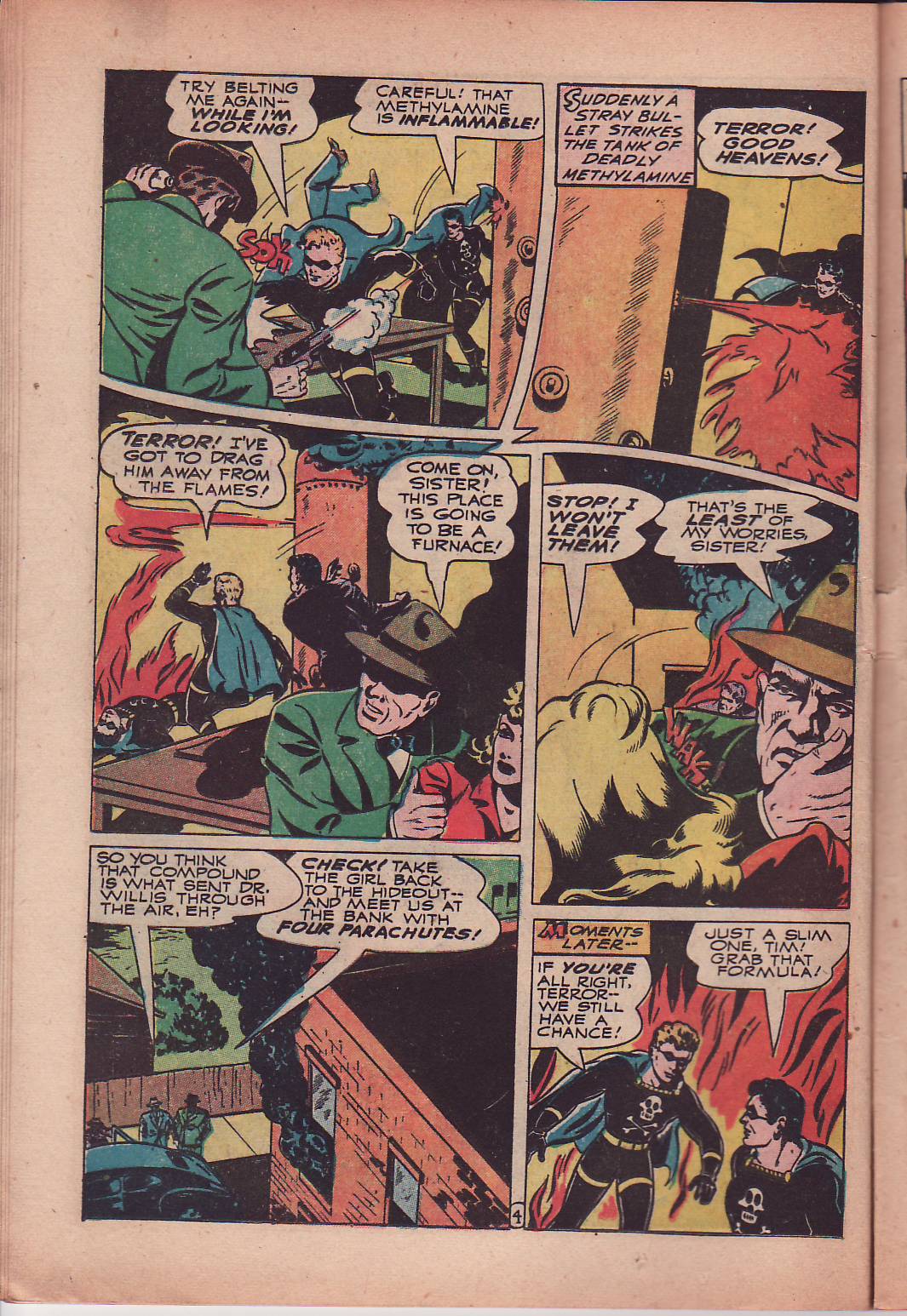 Black Terror, page 18. Black Terror. Public domain in the United States. Intended scans: Digital Comic Museum and Comic Book Plus. https://digitalcomicmuseum.com/