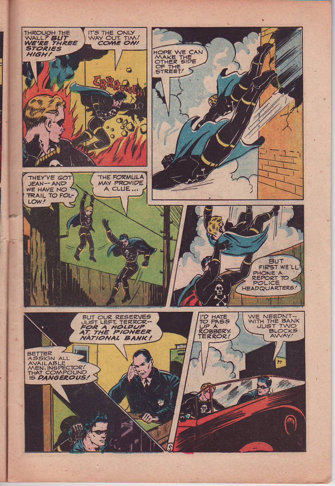 Black Terror, page 19. Black Terror. Public domain in the United States. Intended scans: Digital Comic Museum and Comic Book Plus. https://digitalcomicmuseum.com/