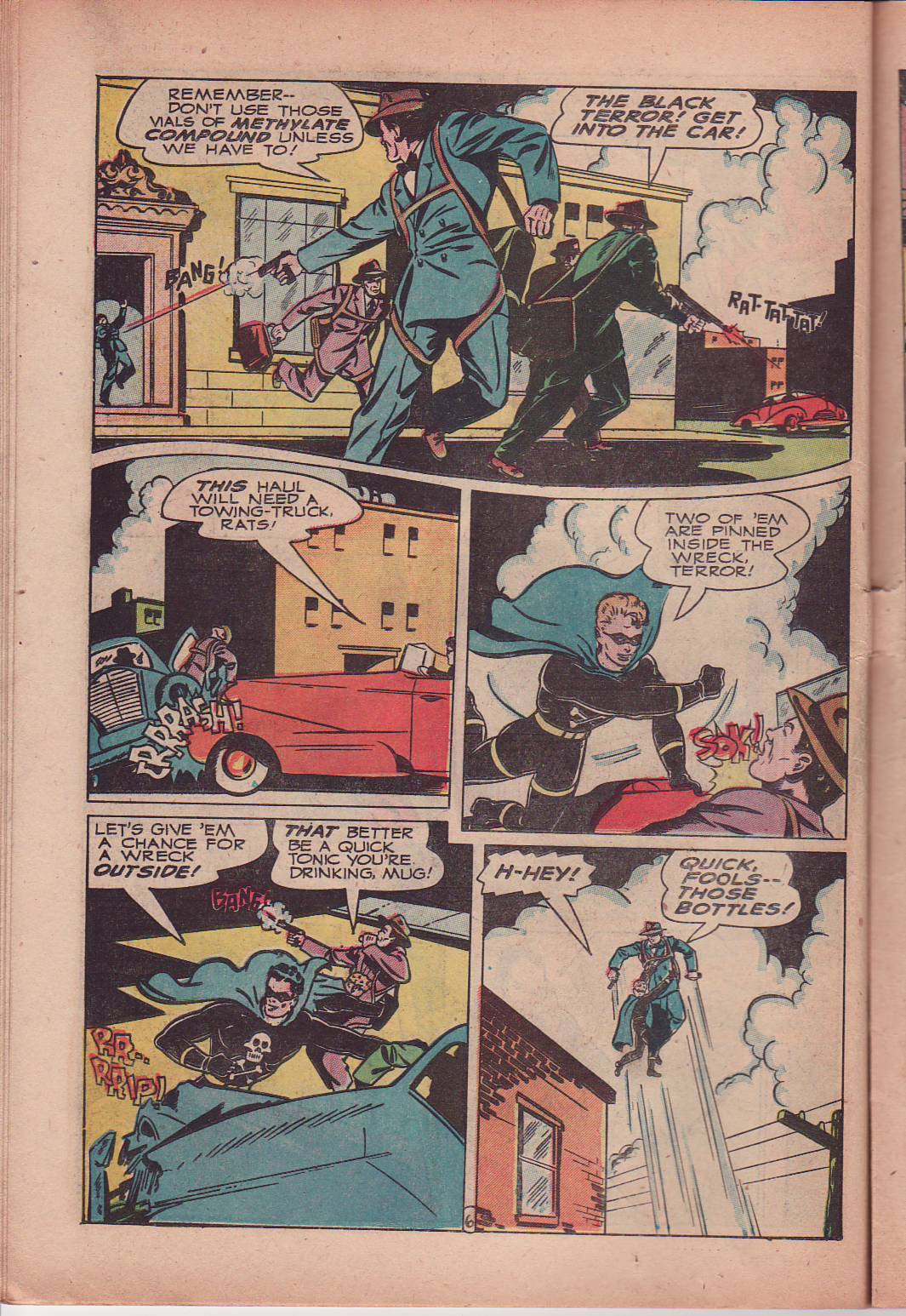 Black Terror, page 20. Black Terror. Public domain in the United States. Intended scans: Digital Comic Museum and Comic Book Plus. https://digitalcomicmuseum.com/