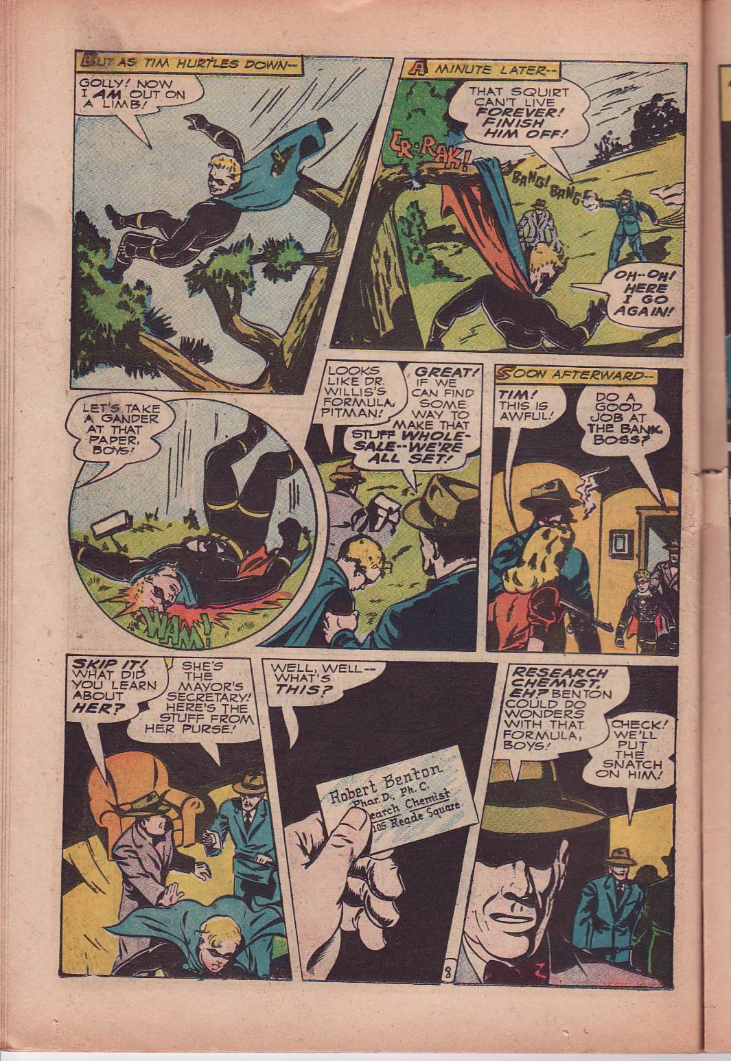Black Terror, page 22. Black Terror. Public domain in the United States. Intended scans: Digital Comic Museum and Comic Book Plus. https://digitalcomicmuseum.com/